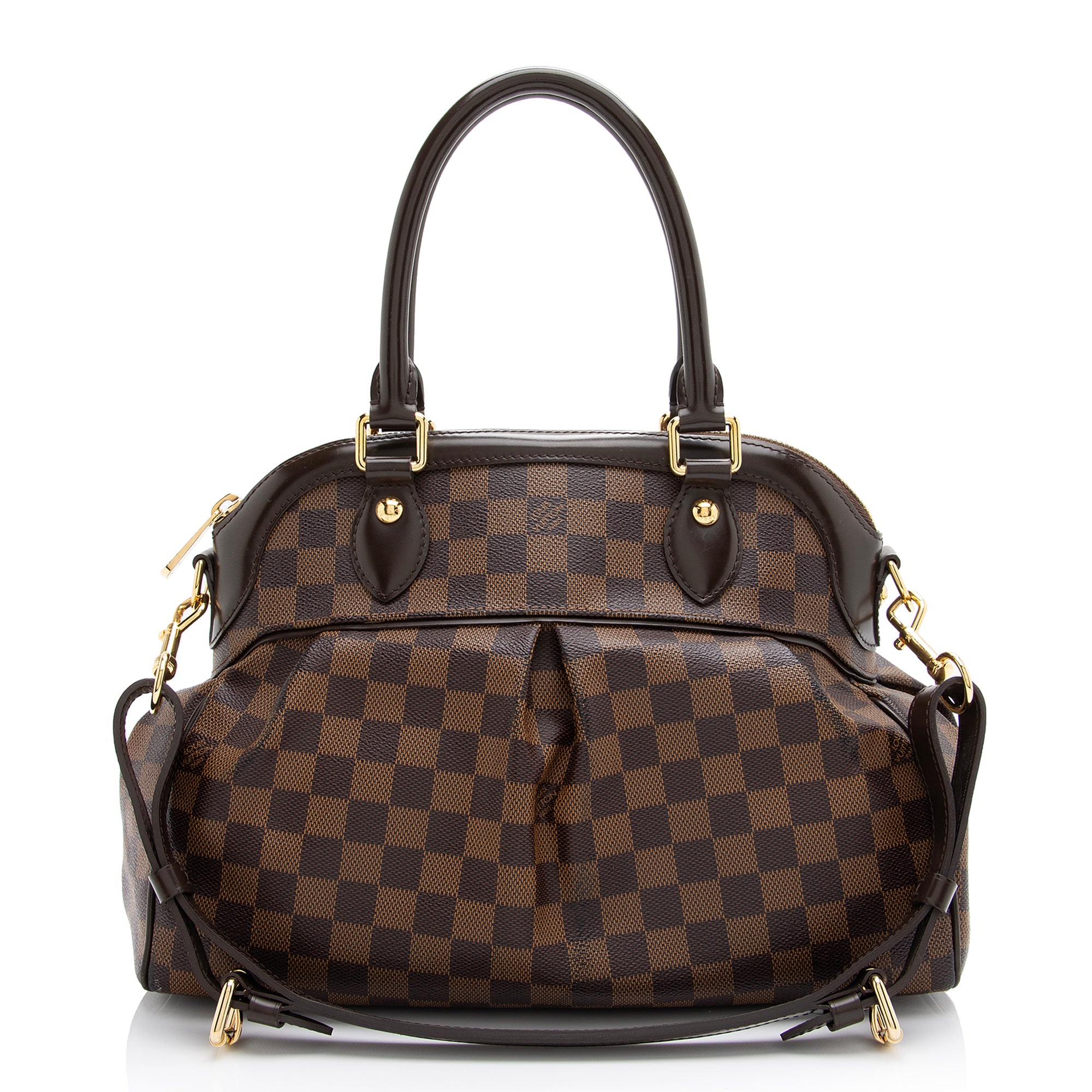 Louis Vuitton Damier Ebene Trevi PM Satchel (SHF-23594)