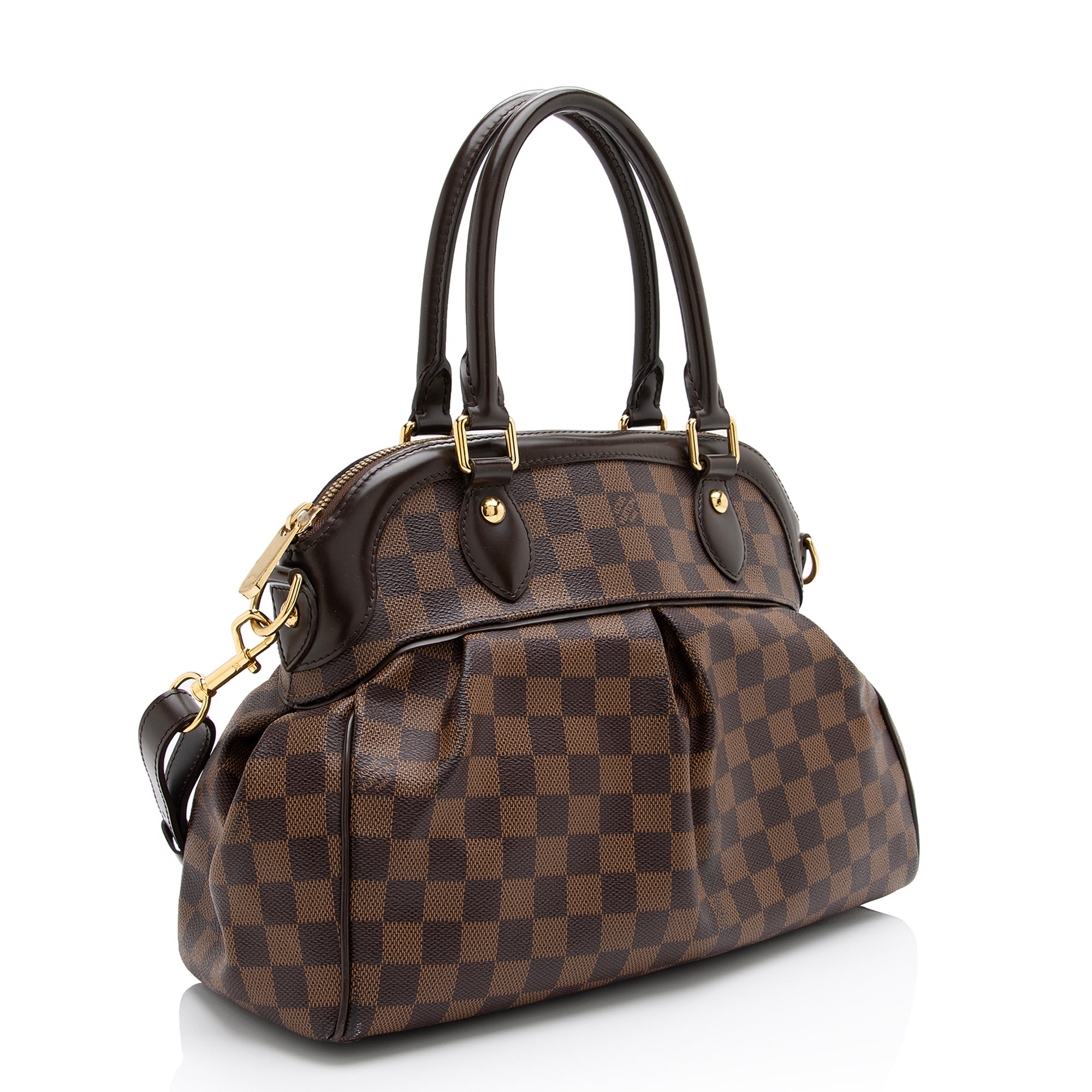 Louis Vuitton Damier Ebene Trevi PM Satchel (SHF-23594)