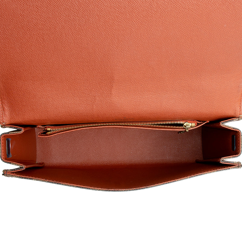 Louis Vuitton Damier Ebene Tribeca Long Shoulder Bag (SHF-16116)