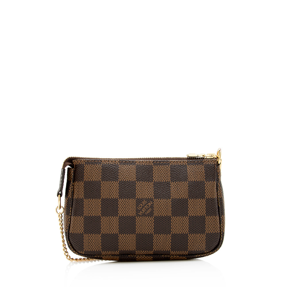 Louis Vuitton Damier Ebene Trunks & Bags Mini Pochette Accessoires (SHF-18437)