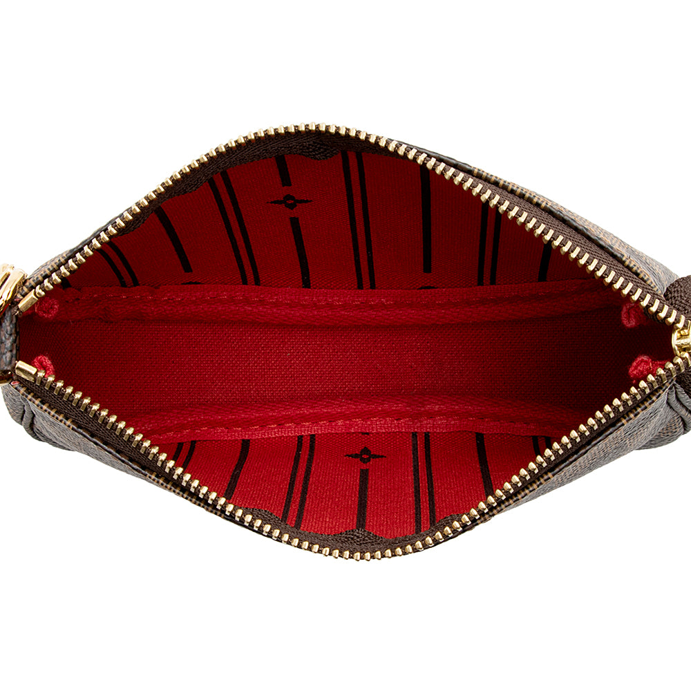 Louis Vuitton Damier Ebene Trunks & Bags Mini Pochette Accessoires (SHF-18437)