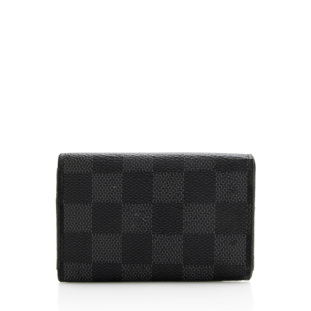 Louis Vuitton Damier Graphite 6 Key Holder (SHF-22090)