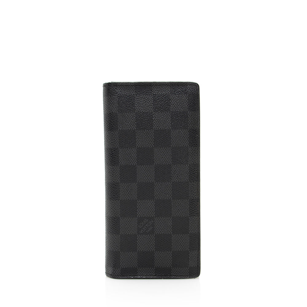Louis Vuitton Damier Graphite Brazza Wallet (SHF-19797)