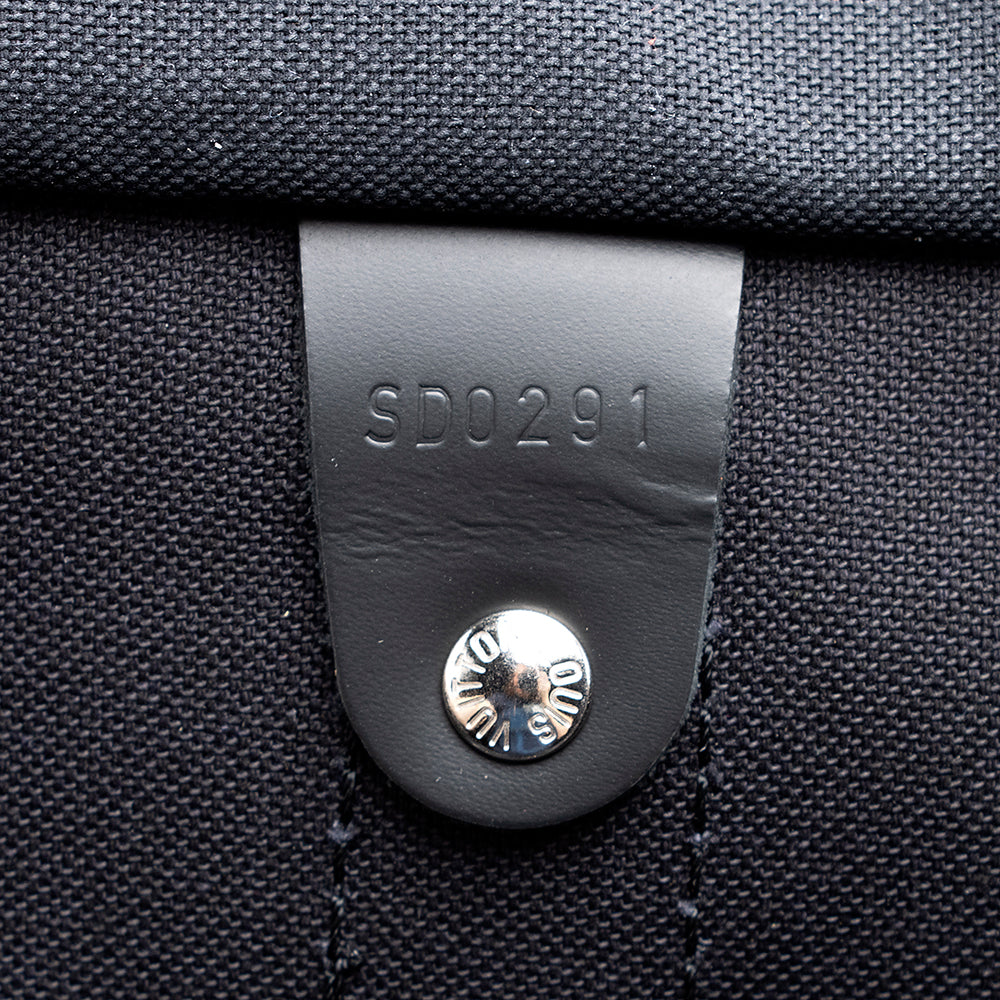 Louis Vuitton Damier Graphite Keepall Bandouliere 55 Duffel Bag (SHF-18775)