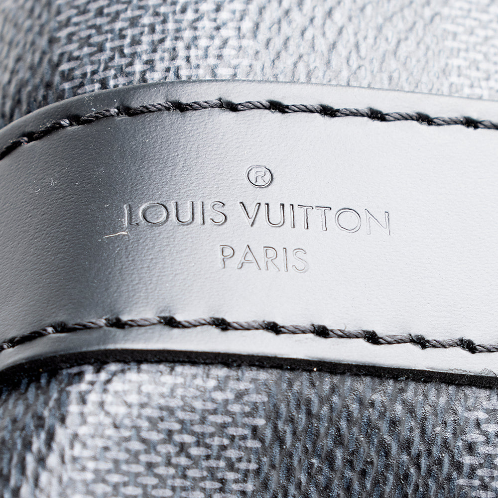 Louis Vuitton Damier Graphite Keepall Bandouliere 55 Duffel Bag (SHF-18775)
