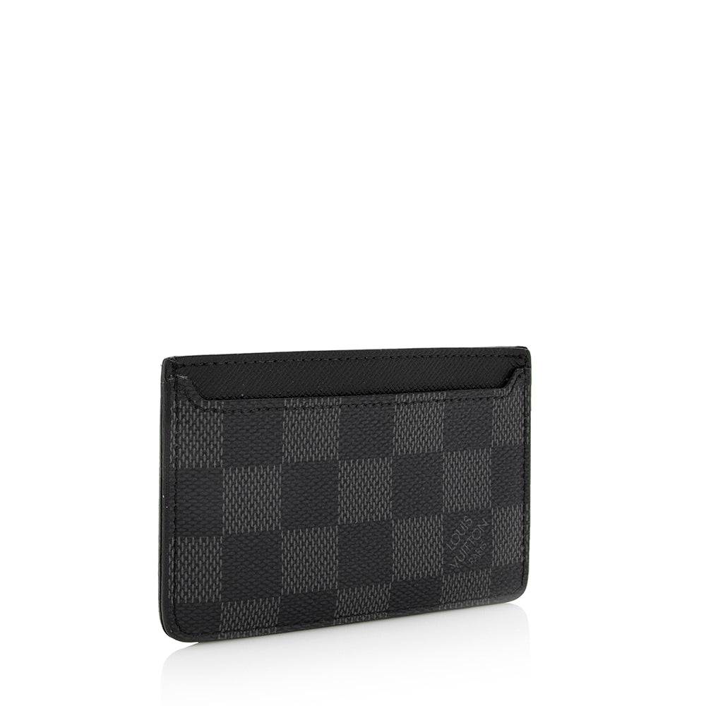 Louis Vuitton Damier Graphite Neo Porte Cartes Card Holder (SHF-21035)