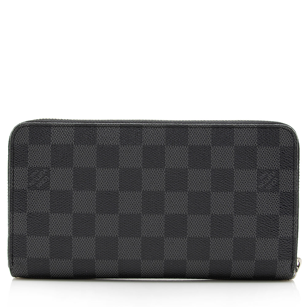 Louis Vuitton Damier Graphite Zippy Organizer Wallet (SHF-15348)