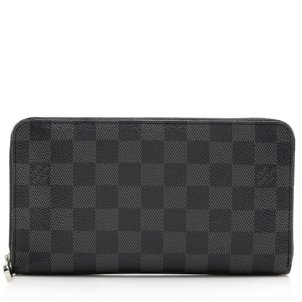 Louis Vuitton Damier Graphite Zippy Organizer Wallet (SHF-15348)