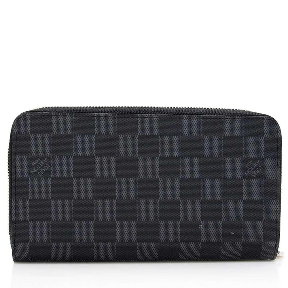 Louis Vuitton Damier Graphite Zippy Organizer Wallet (SHF-18378)