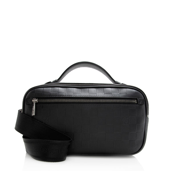 Louis Vuitton Damier Infini Leather Ambler Belt Bag (SHF-21168