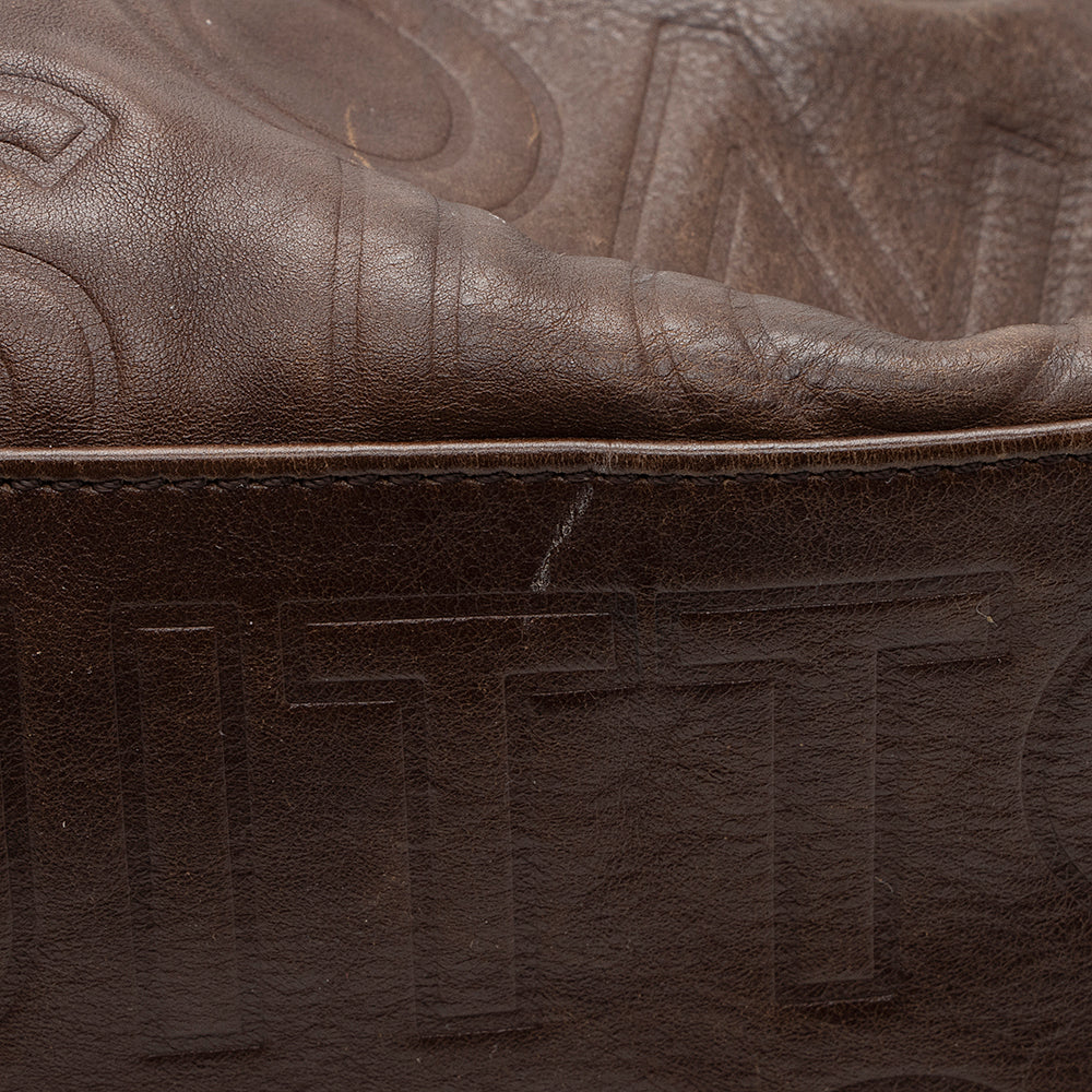 Louis Vuitton Embossed Leather Paris Souple Whisper GM Tote (SHF-19352)