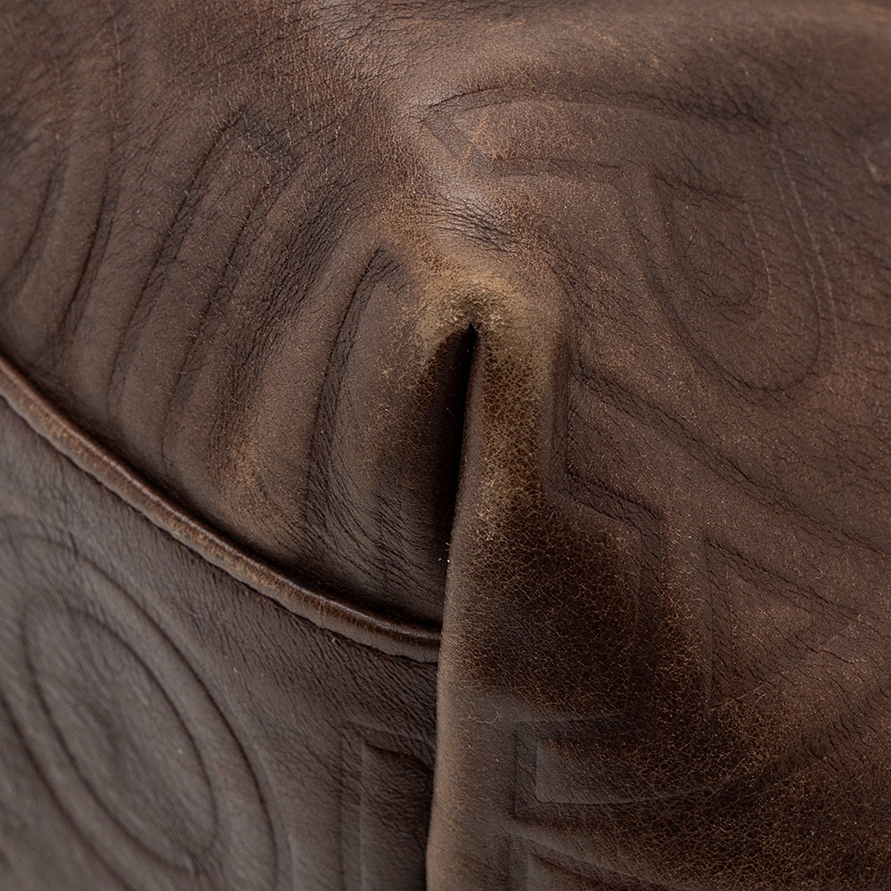 Louis Vuitton Embossed Leather Paris Souple Whisper GM Tote (SHF-19352)