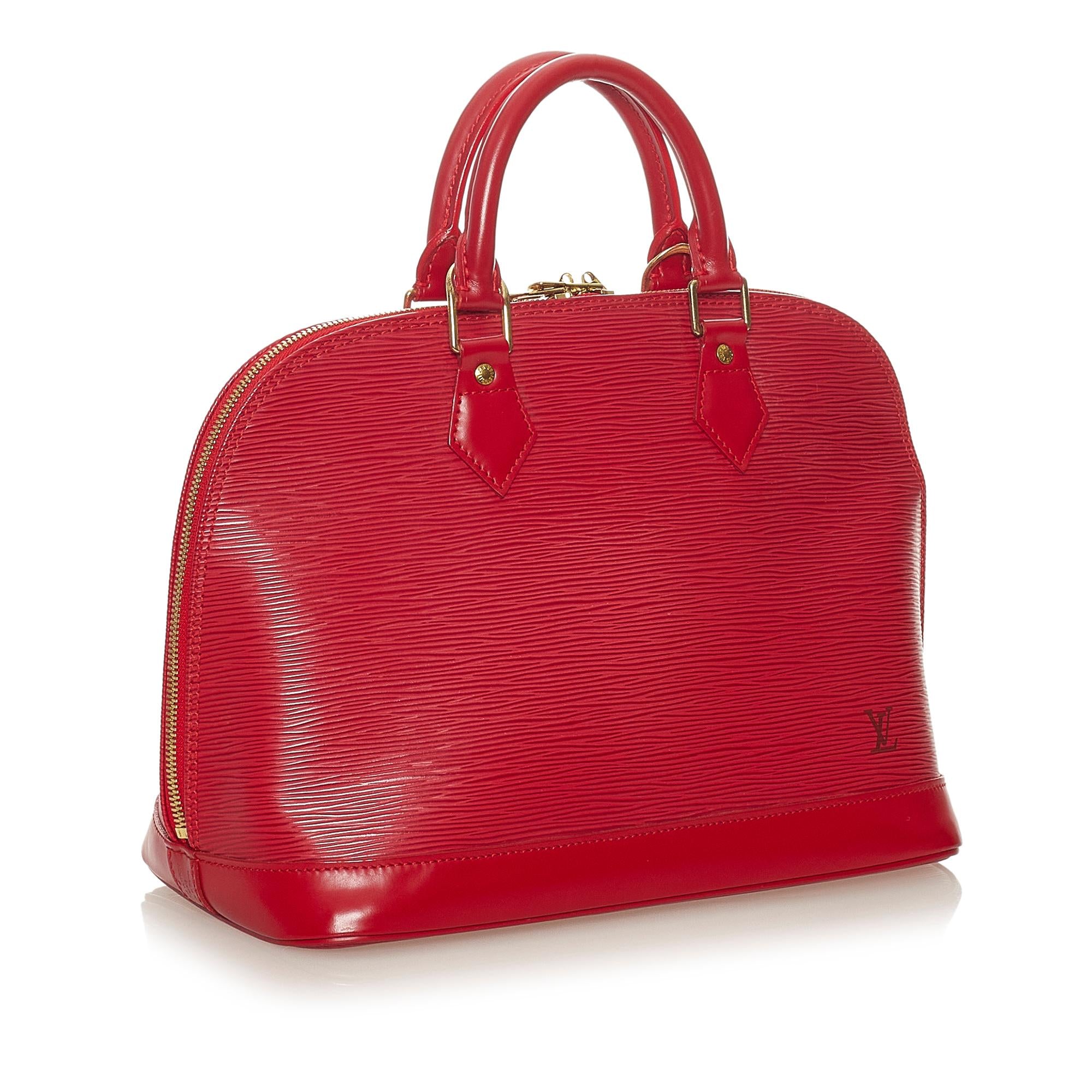 Louis Vuitton Epi Alma PM (SHG-28045)