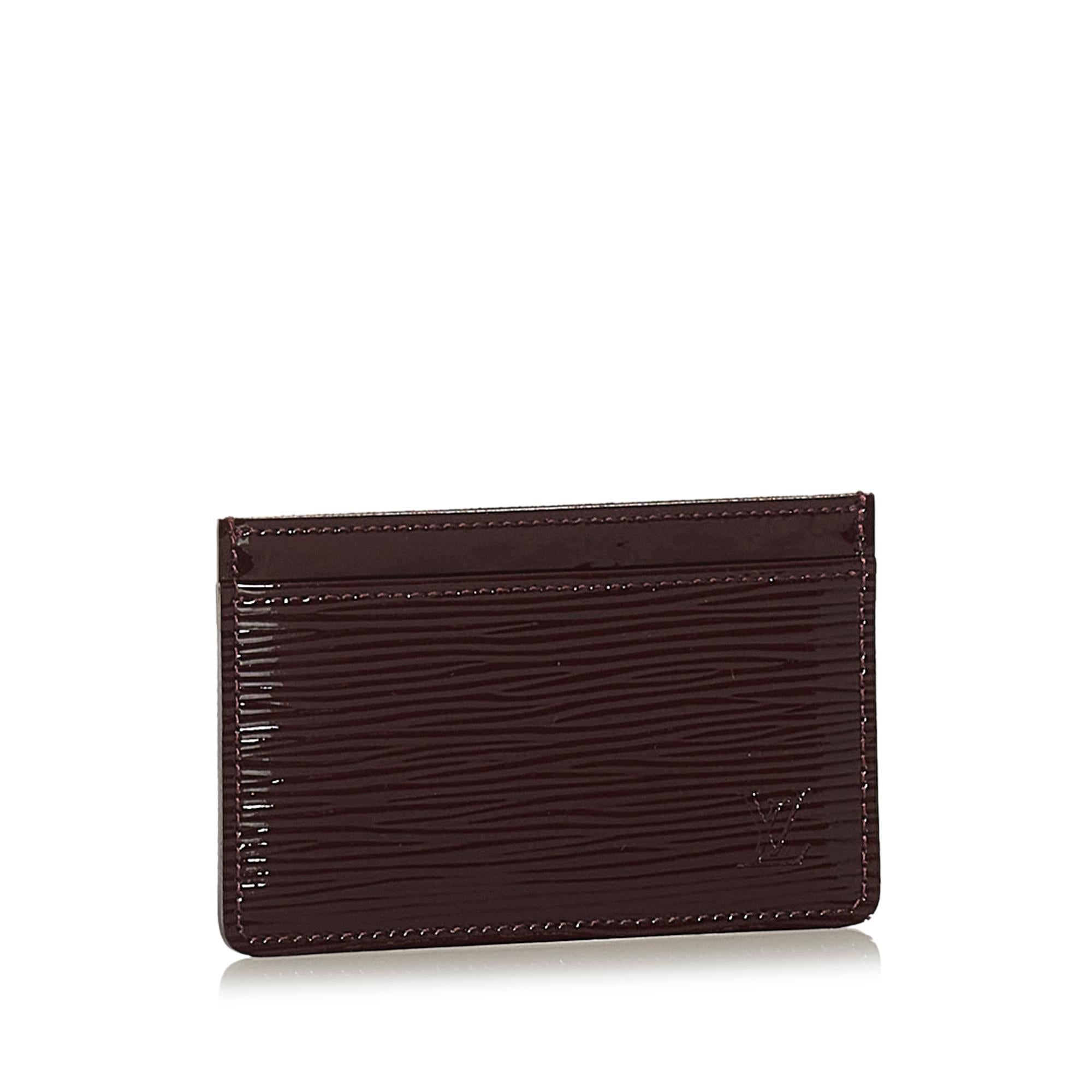 Louis Vuitton Epi Electric Card Holder (SHG-37264)