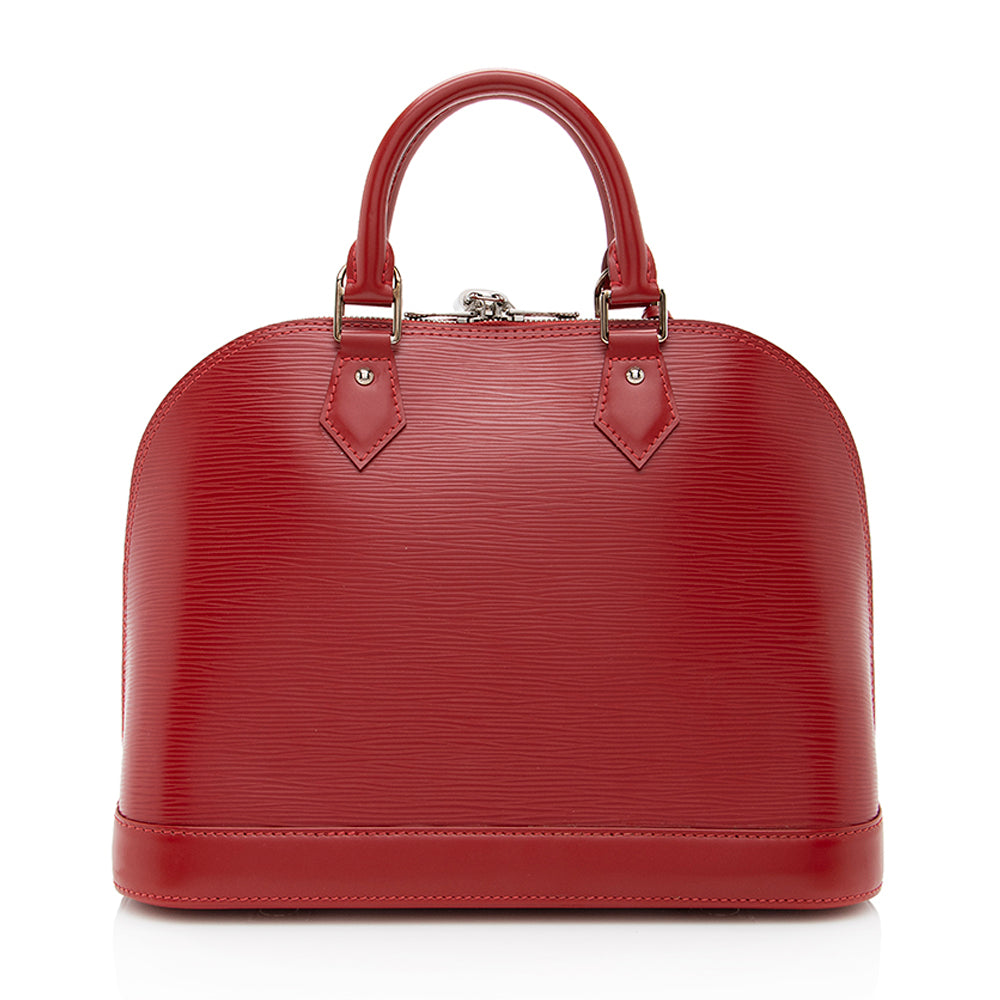 Louis Vuitton Epi Leather Alma PM Satchel (SHF-18700)