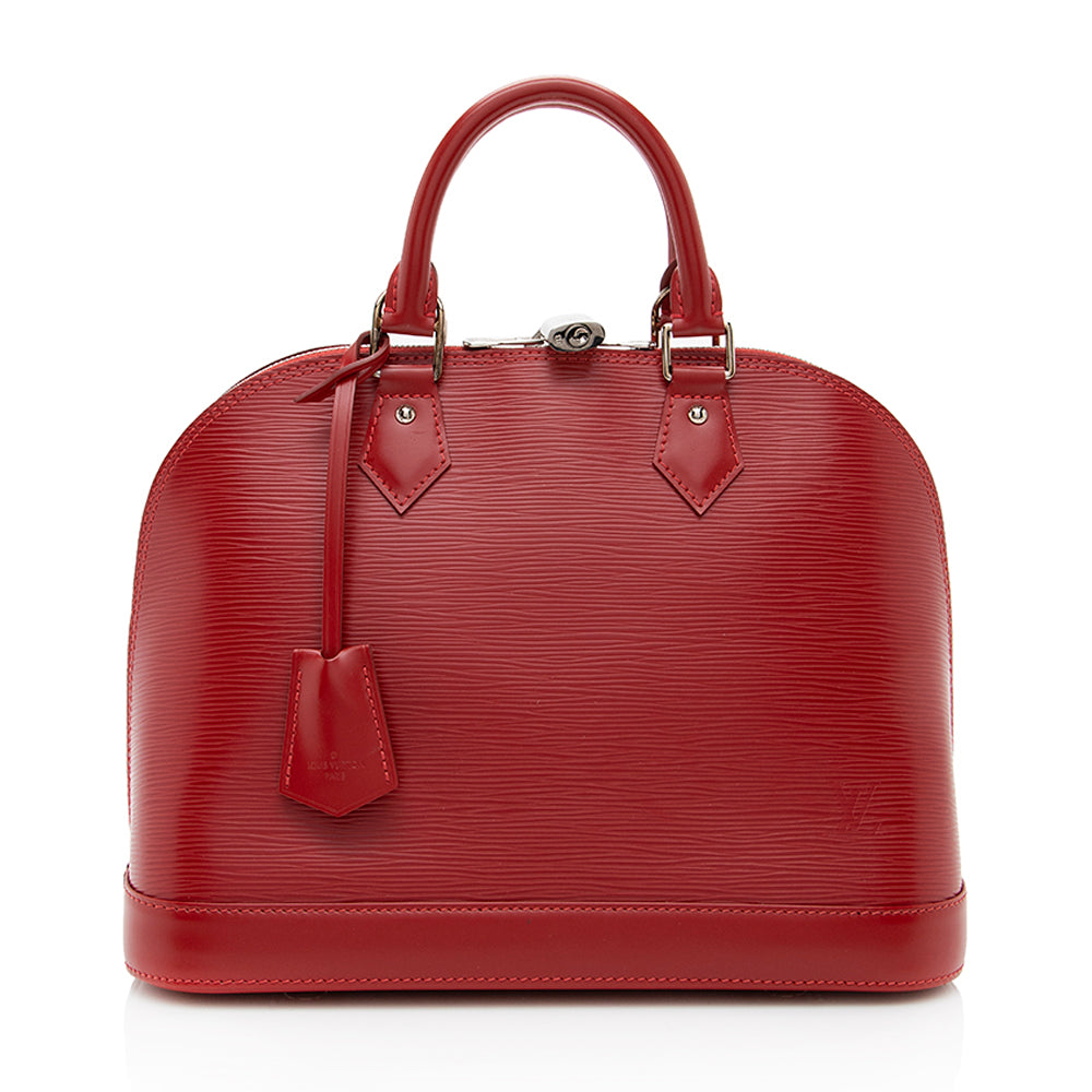 Louis Vuitton Epi Leather Alma PM Satchel (SHF-18700)