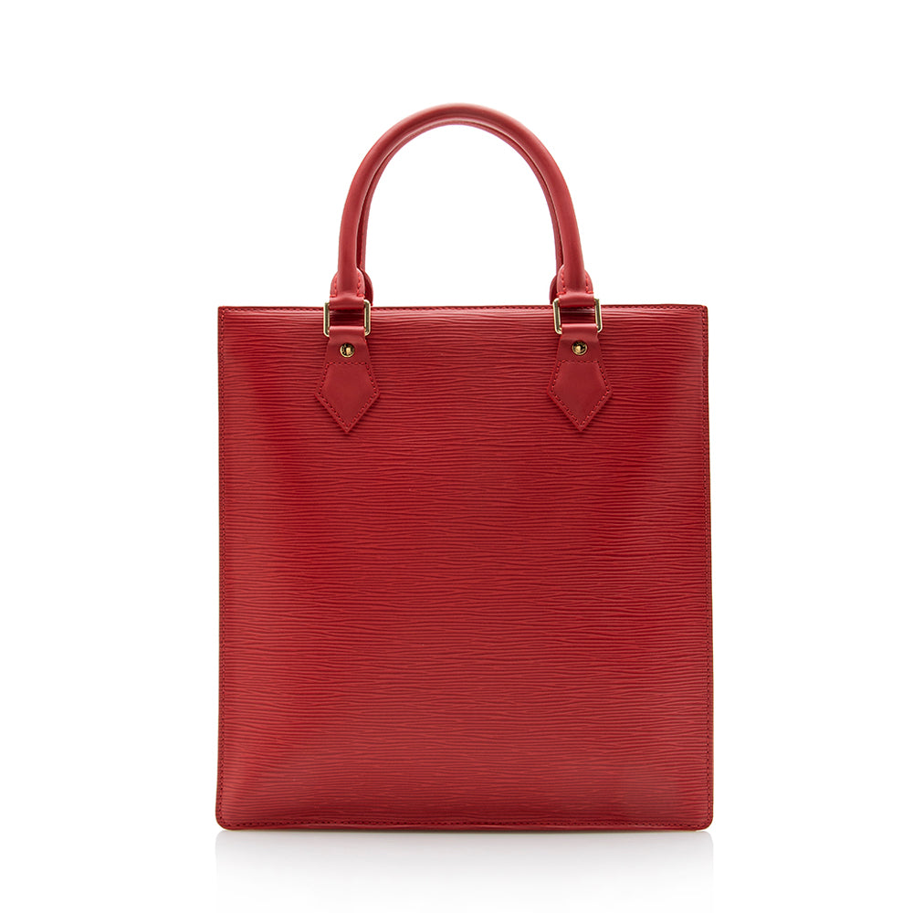 Louis Vuitton Epi Leather Sac Plat Tote (SHF-14224)