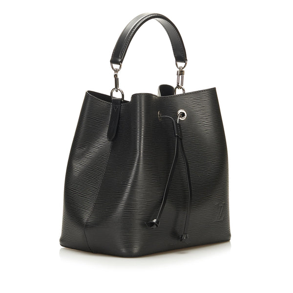 Louis Vuitton Black Epi Leather Noe Bucket Bag (2007)