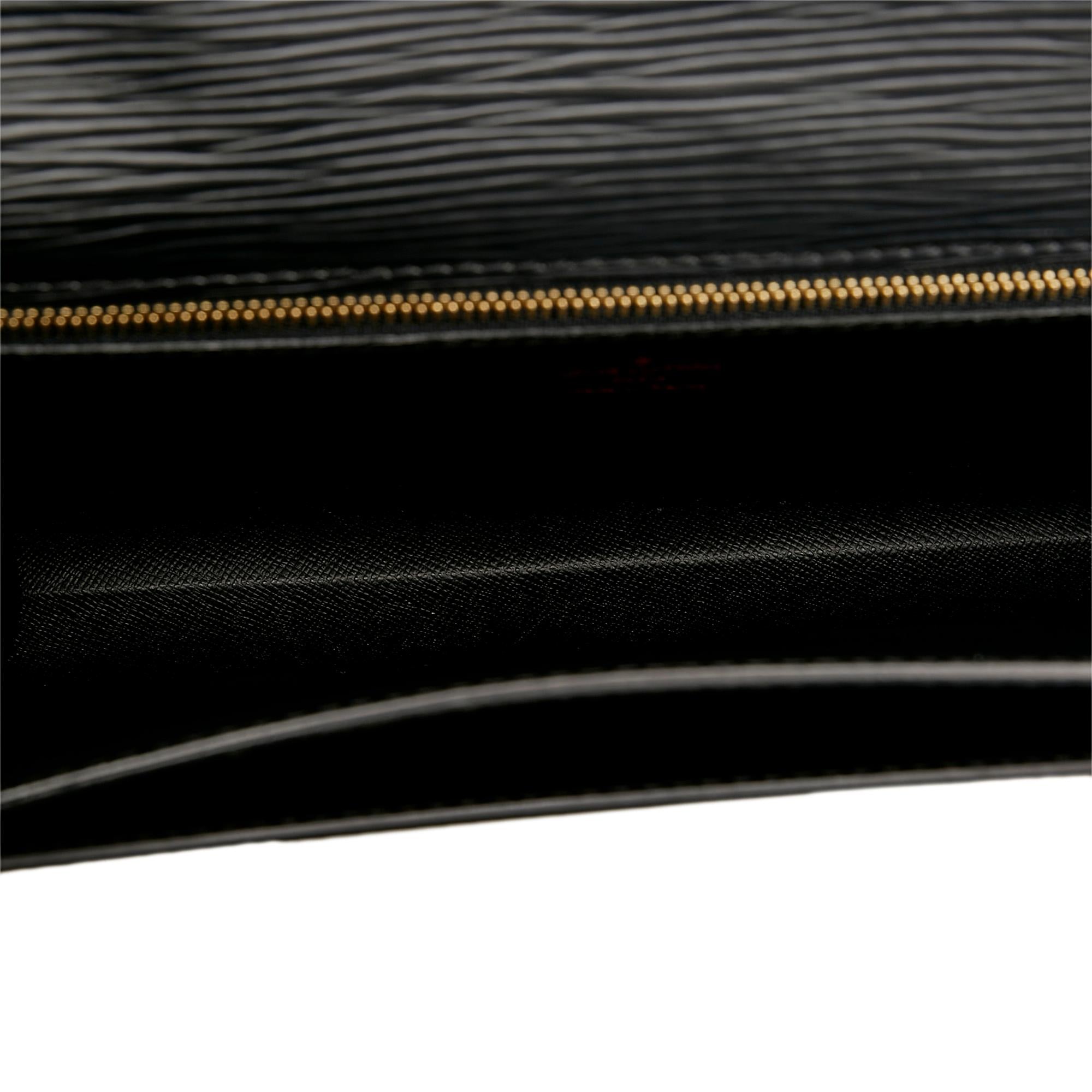 Louis Vuitton Epi Pochette Sellier Dragonne (SHG-7BXL7J)