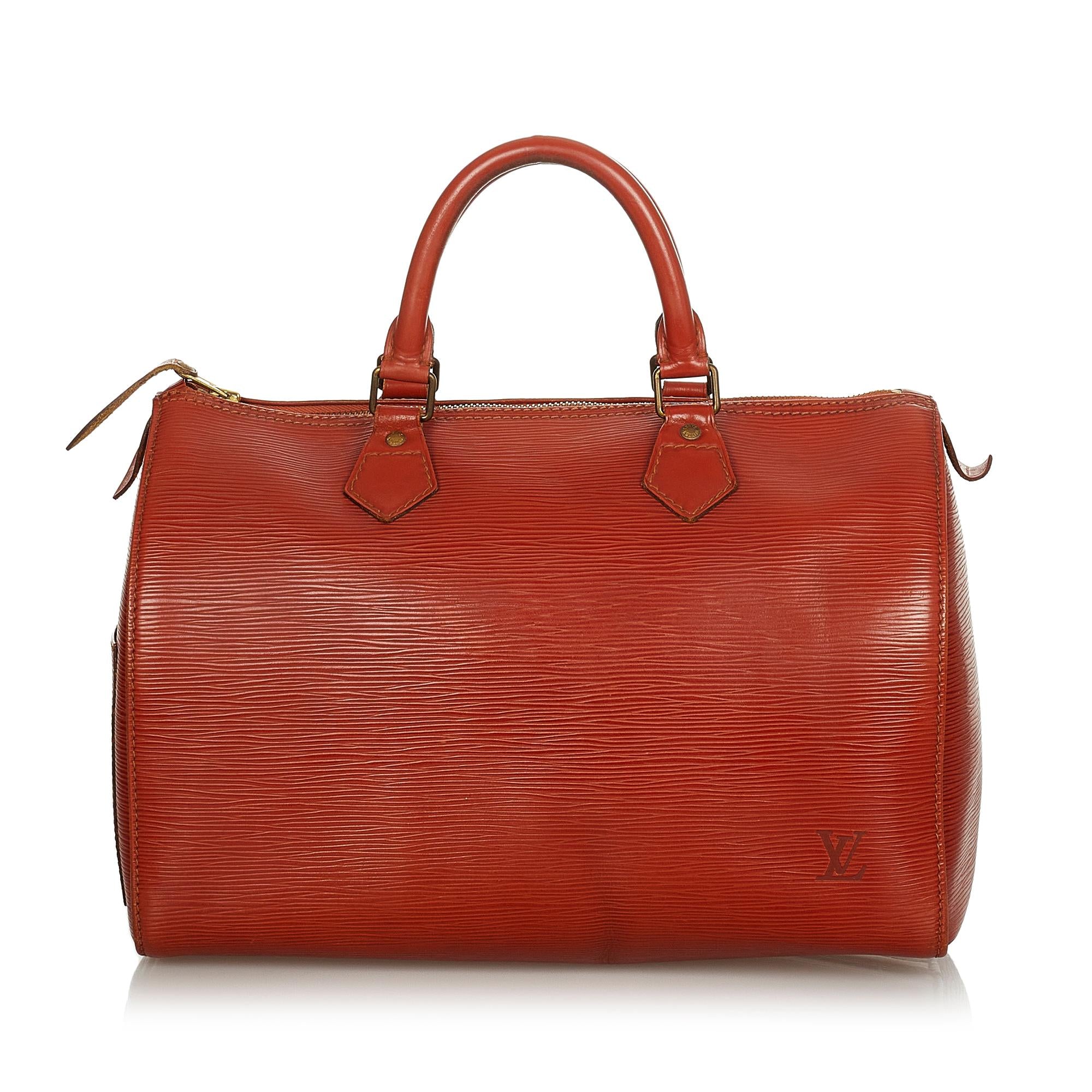 Louis Vuitton Epi Speedy 30 (SHG-24625)