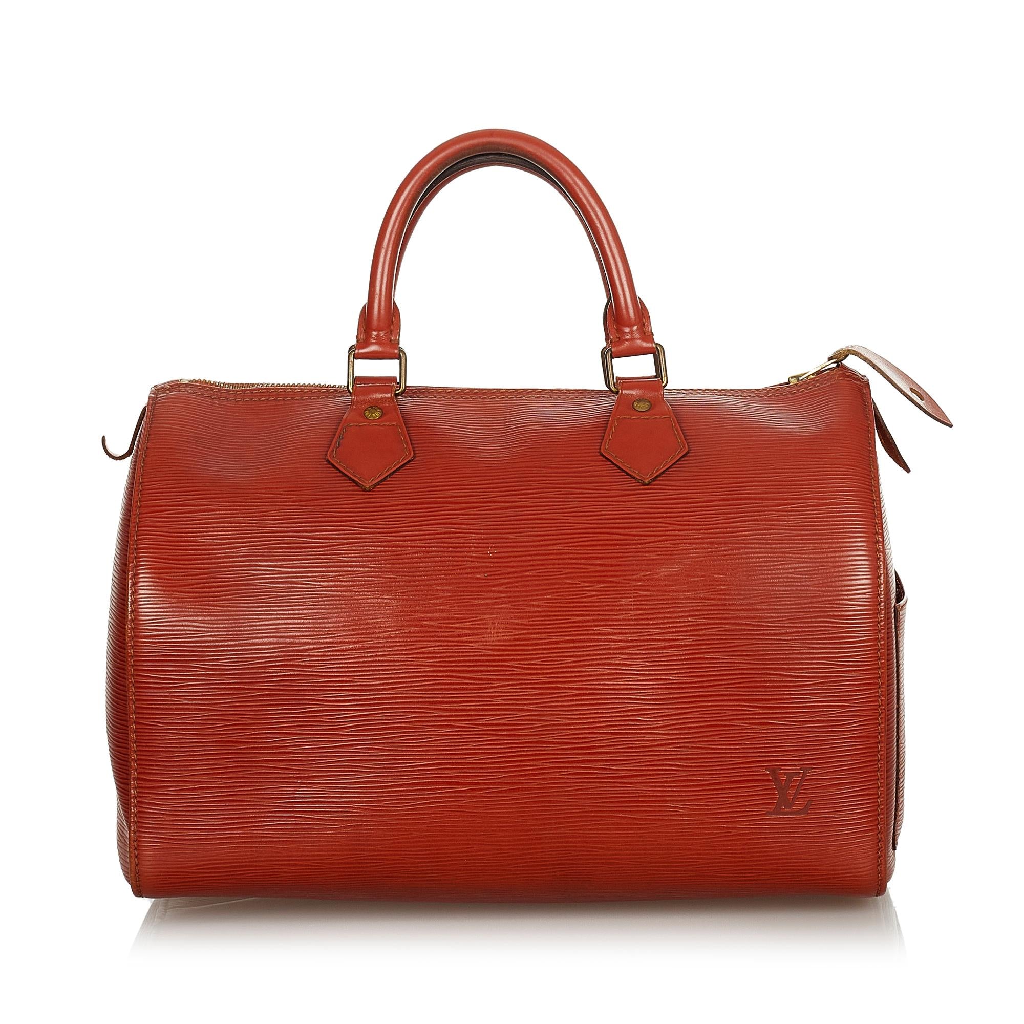 Louis Vuitton Epi Speedy 30 (SHG-24625)