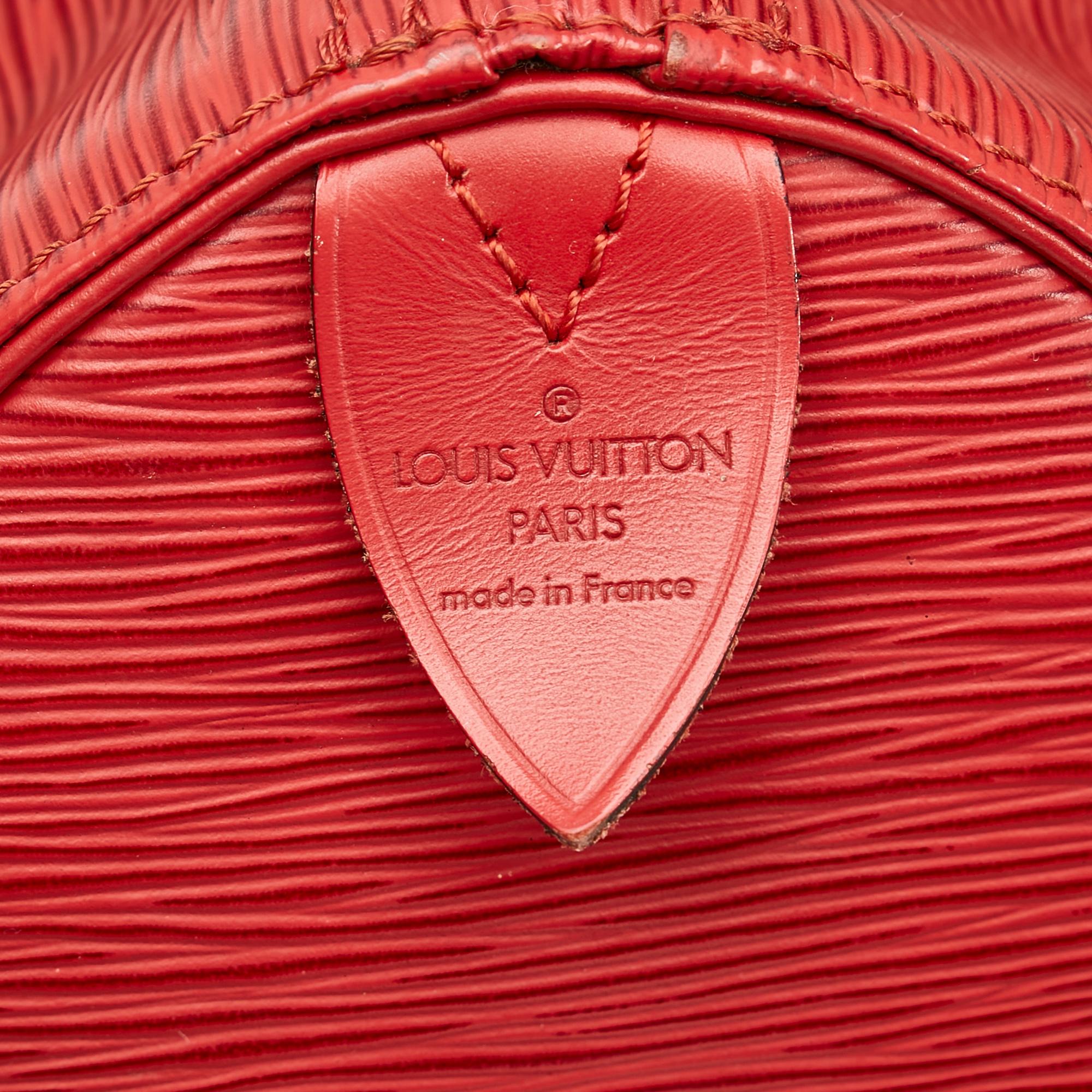 Louis Vuitton Epi Speedy 30 (SHG-37836)