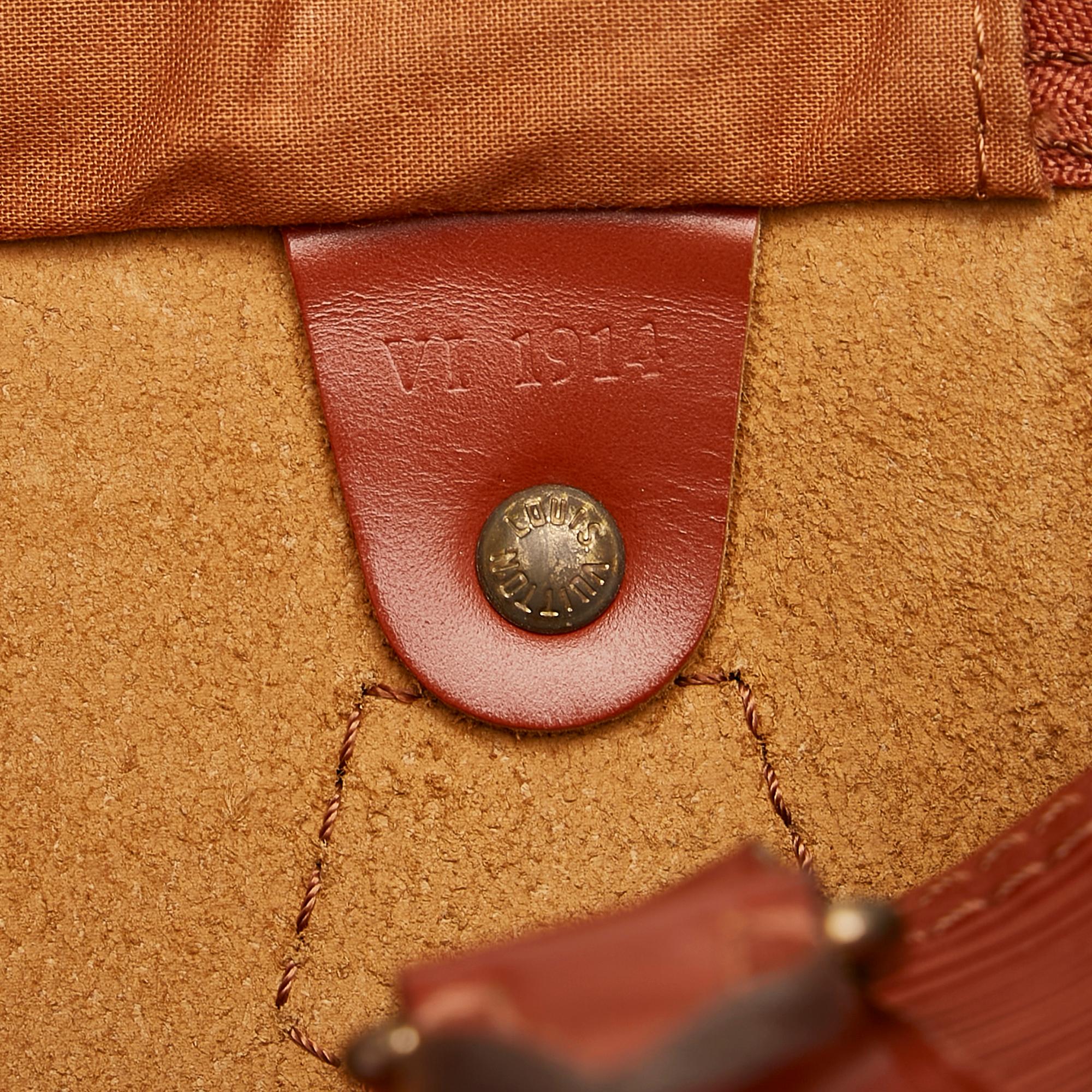 Louis Vuitton Epi Speedy 30 (SHG-37840)