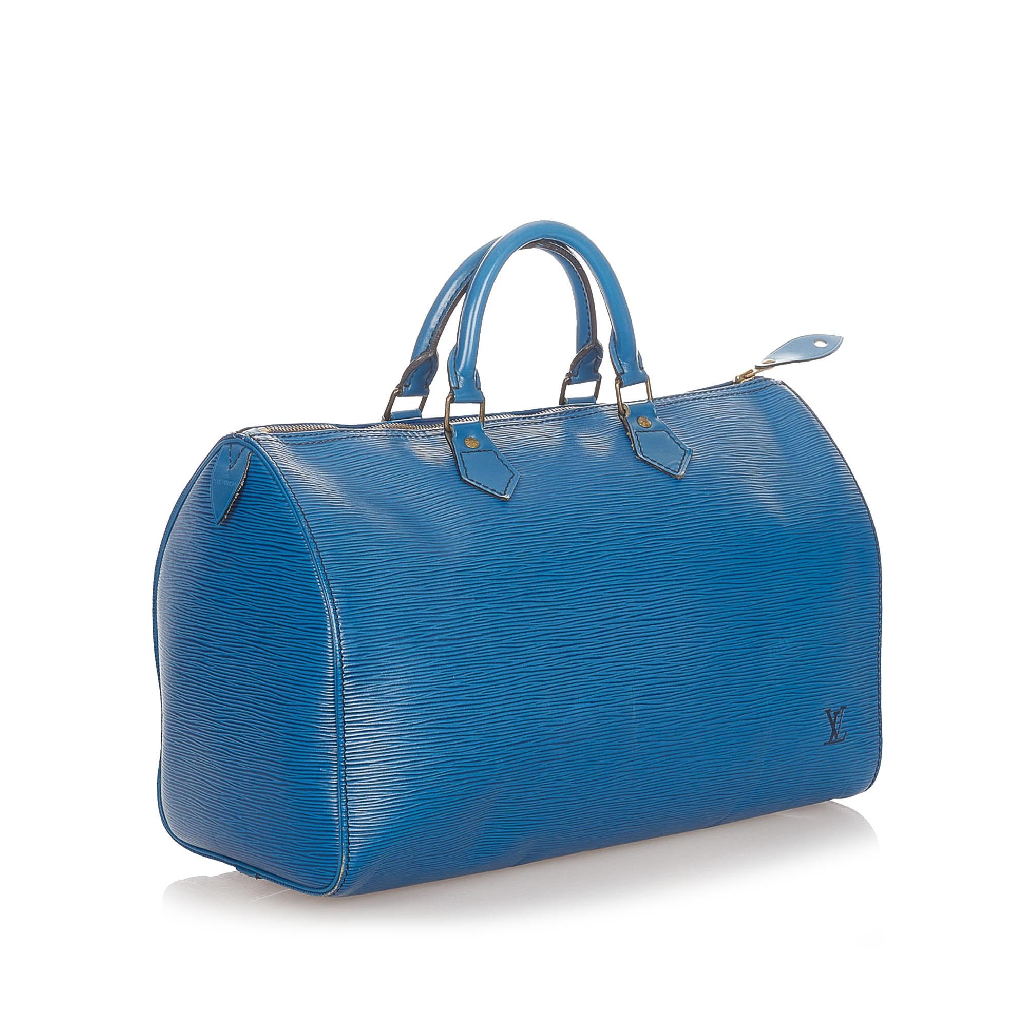 Louis Vuitton Epi Speedy 35 (SHG-21807)