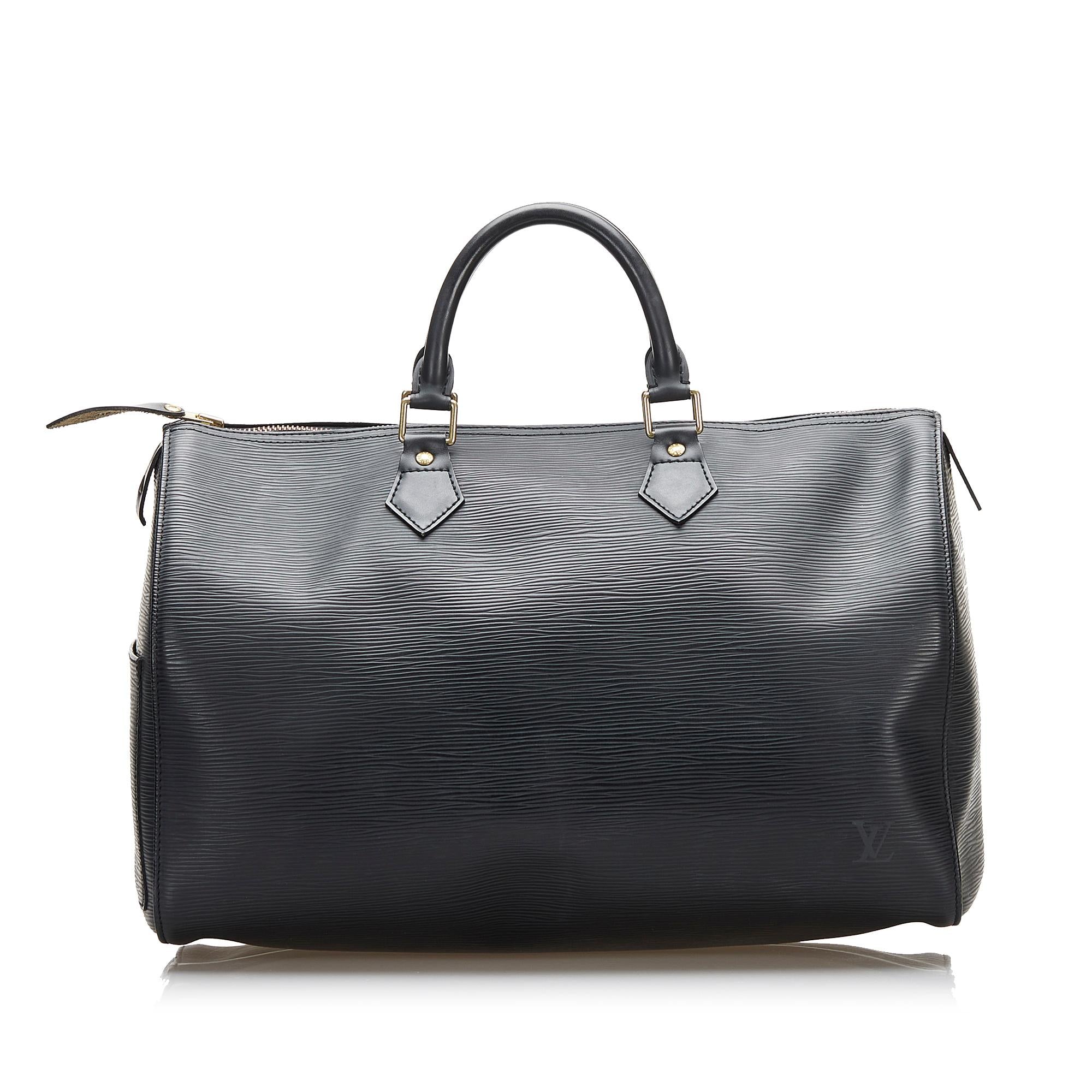 Louis Vuitton Epi Speedy 35 (SHG-36654)