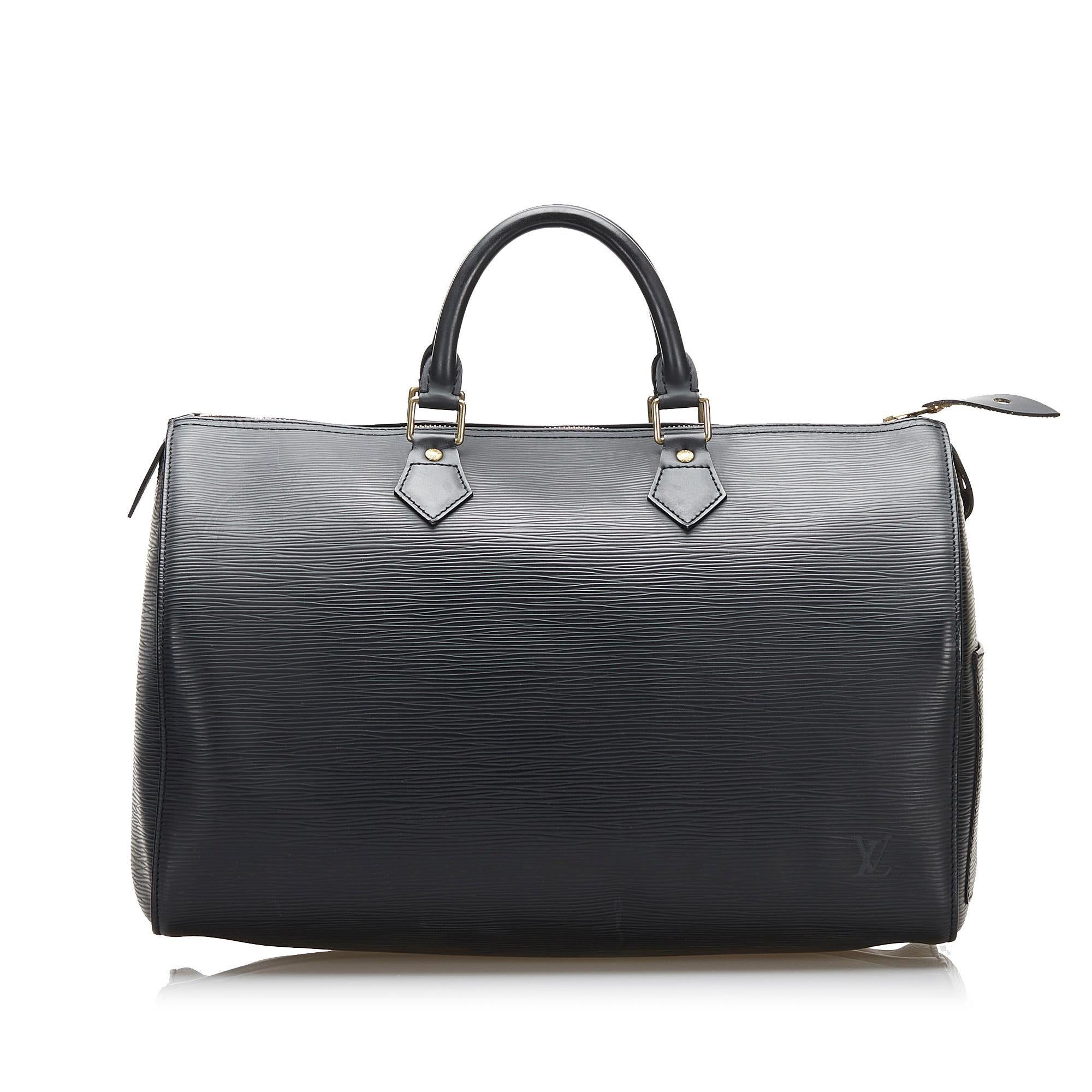 Louis Vuitton Epi Speedy 35 (SHG-36654)