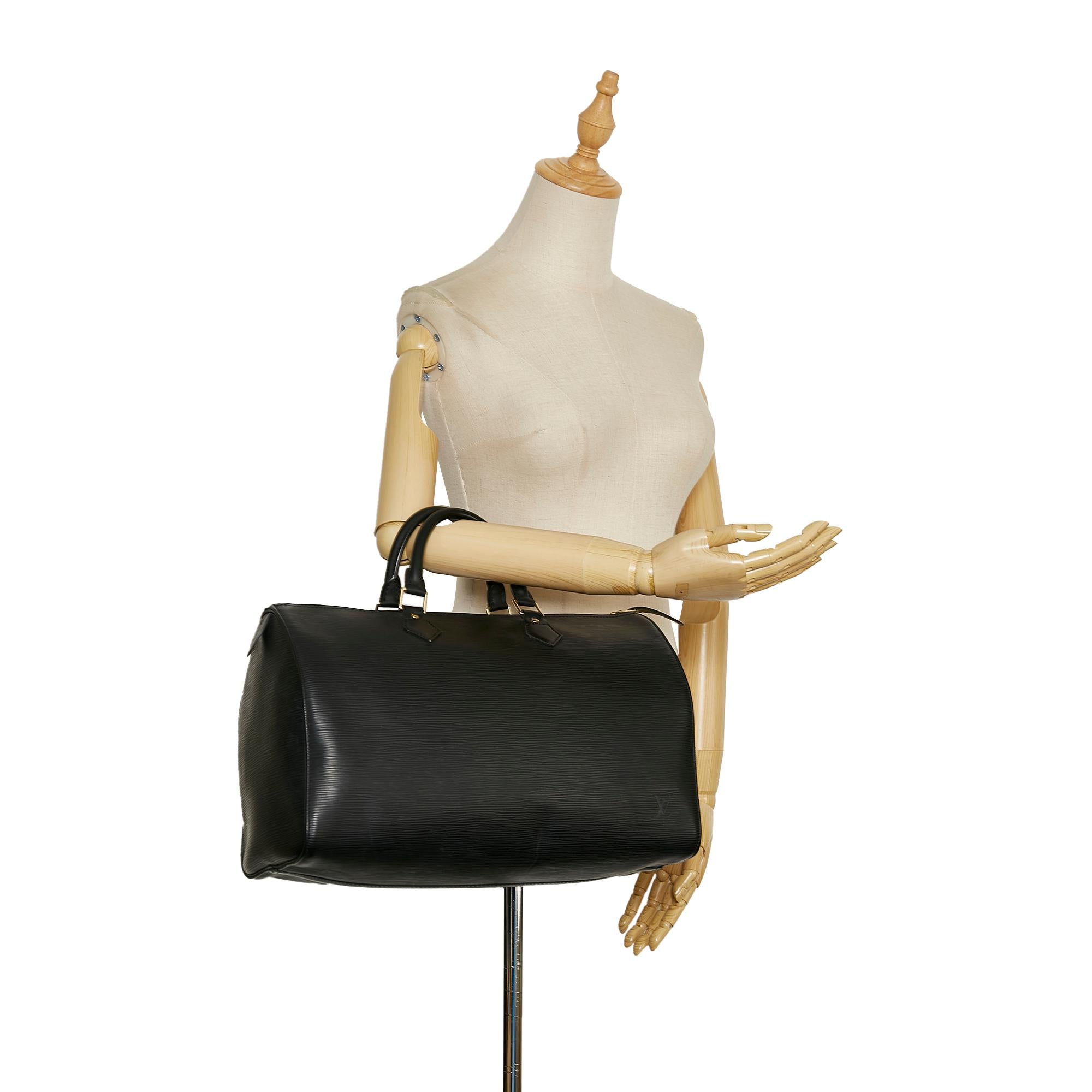 Louis Vuitton Epi Speedy 35 (SHG-36654)