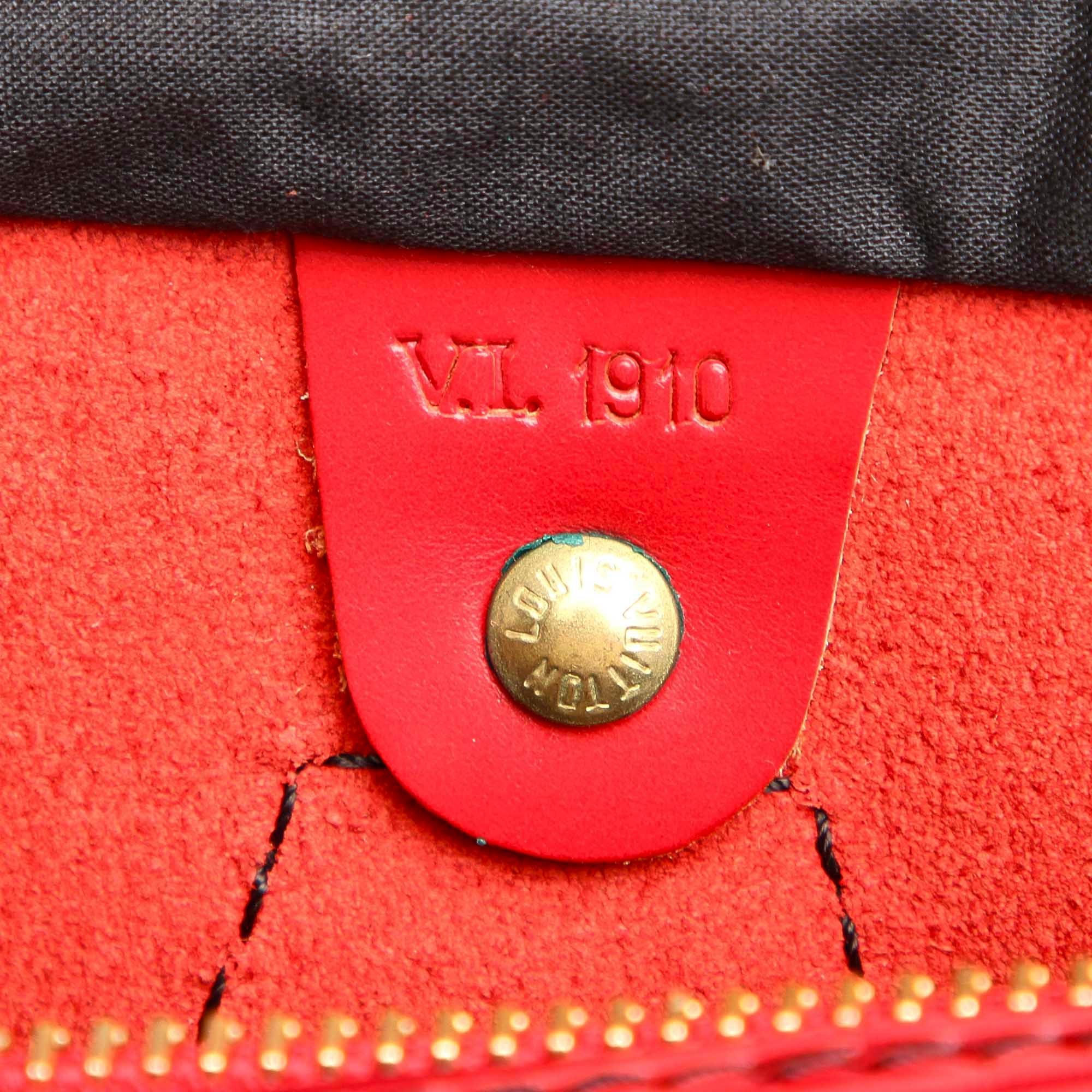 Louis Vuitton Epi Speedy 40 (SHG-22724)