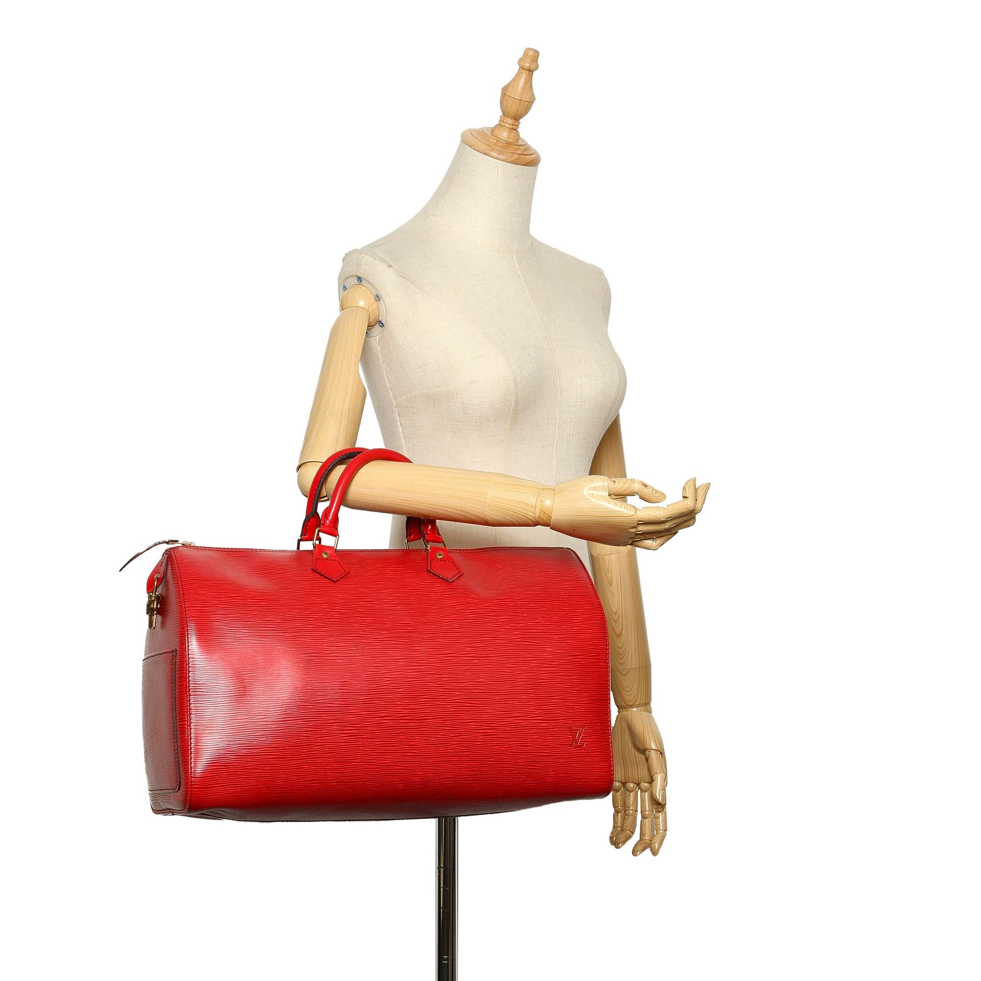 Louis Vuitton Epi Speedy 40 (SHG-22724)