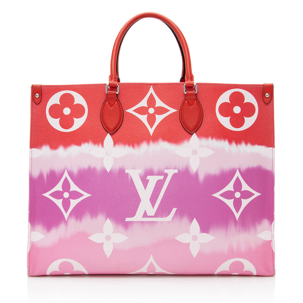 louis vuitton red tote