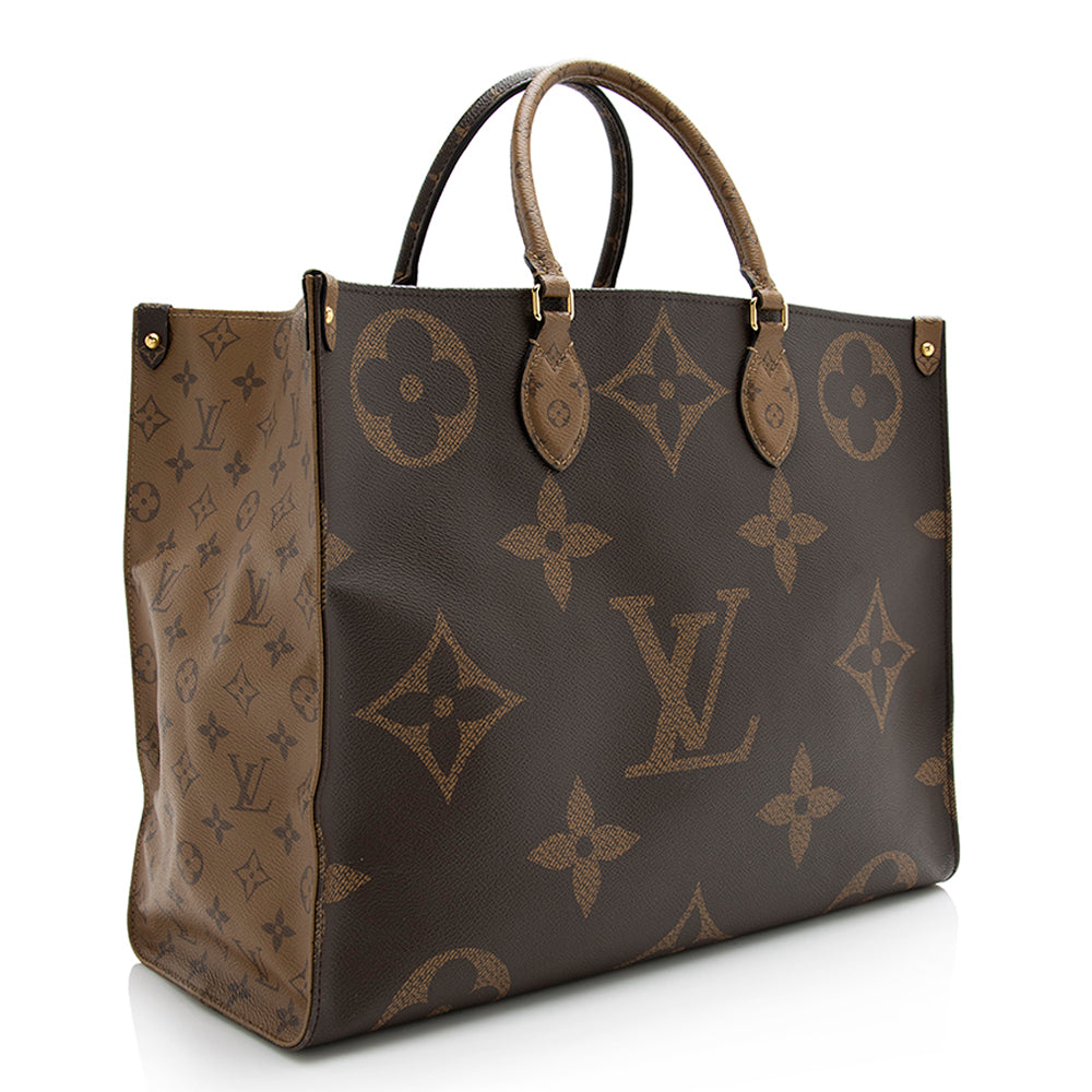 Louis Vuitton Giant Monogram Onthego GM Tote (SHF-21206)