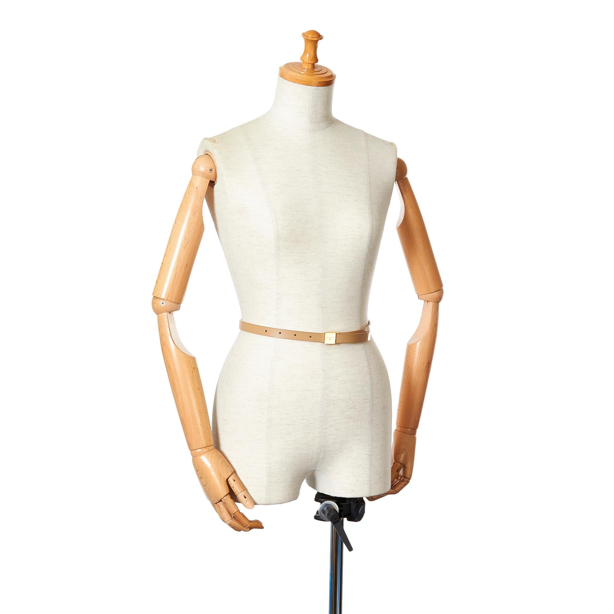 Louis Vuitton Inventeur Leather Belt - 10 / 25 (SHG-30708)