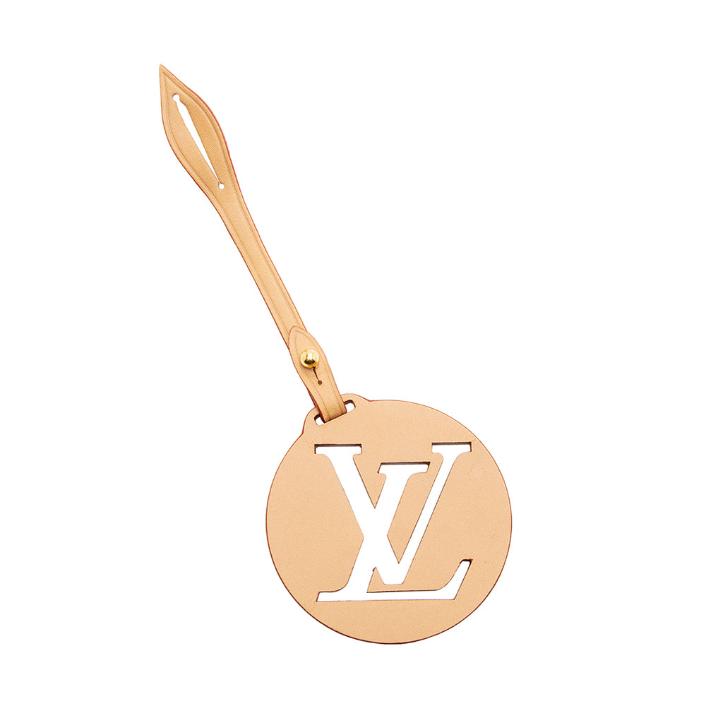 Louis Vuitton Leather LV Bag Charm (SHF-20799)