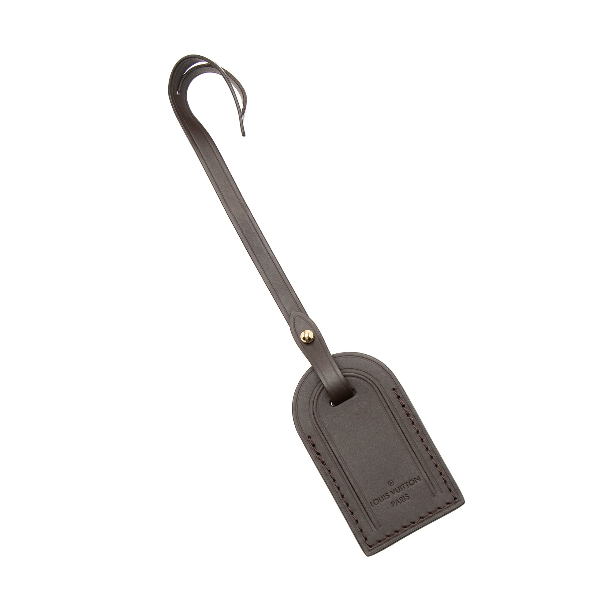 Louis Vuitton Leather Luggage Tag (SHF-22233)