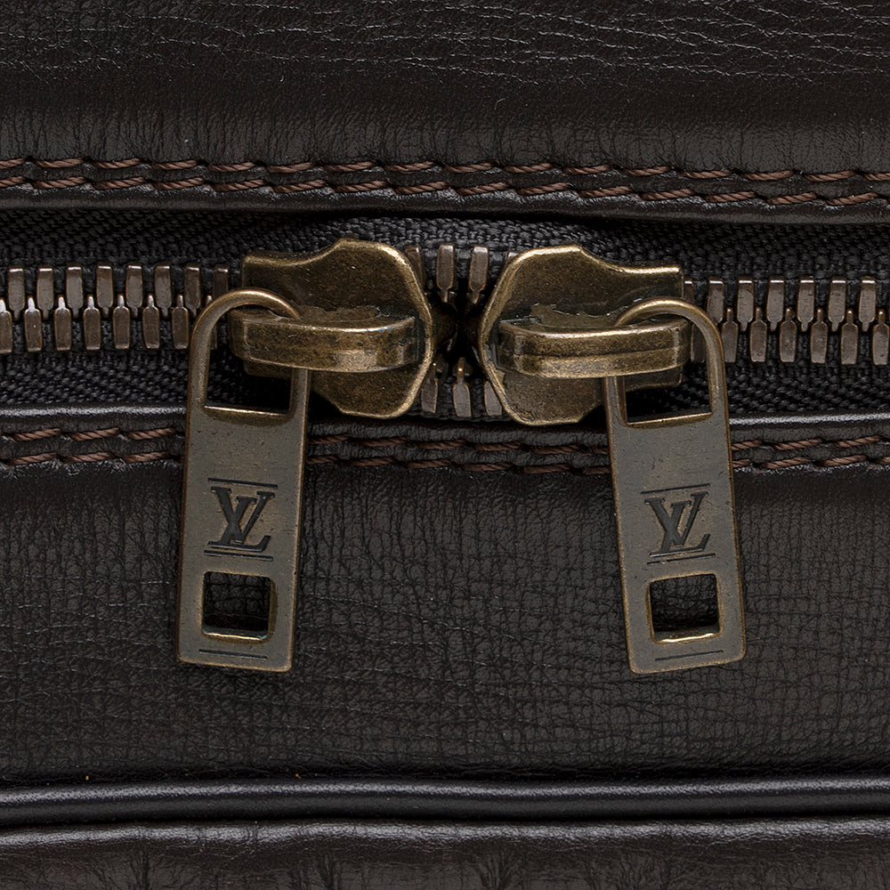 Louis Vuitton Utah Leather Carryall Weekender (SHF-18524)