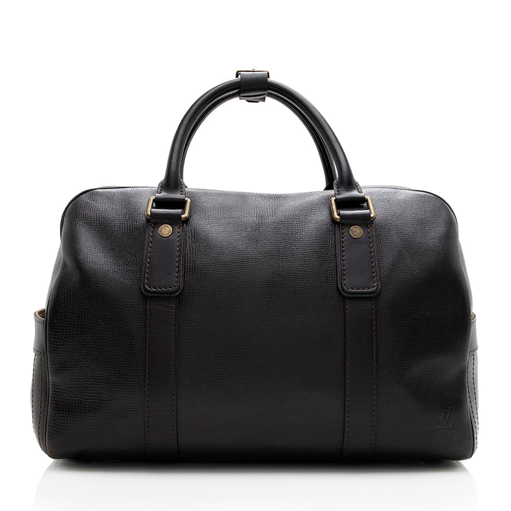 Louis Vuitton Utah Leather Carryall Weekender (SHF-18524)