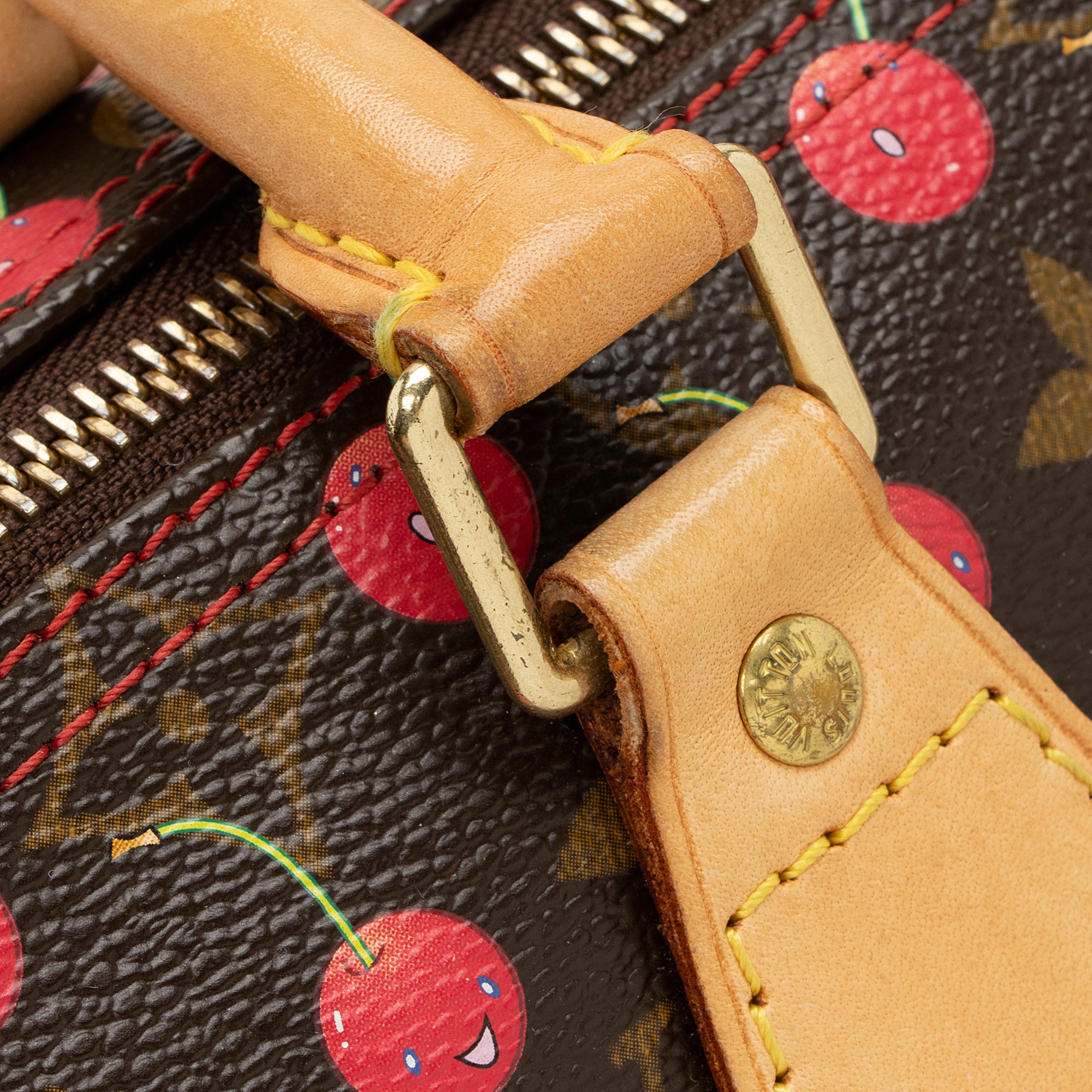 Louis Vuitton Limited Edition Cerises Speedy 25 Satchel (SHF-22166)