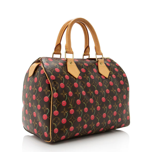 Louis Vuitton LOUIS VUITTON Monogram Cherry Speedy 25 Handbag