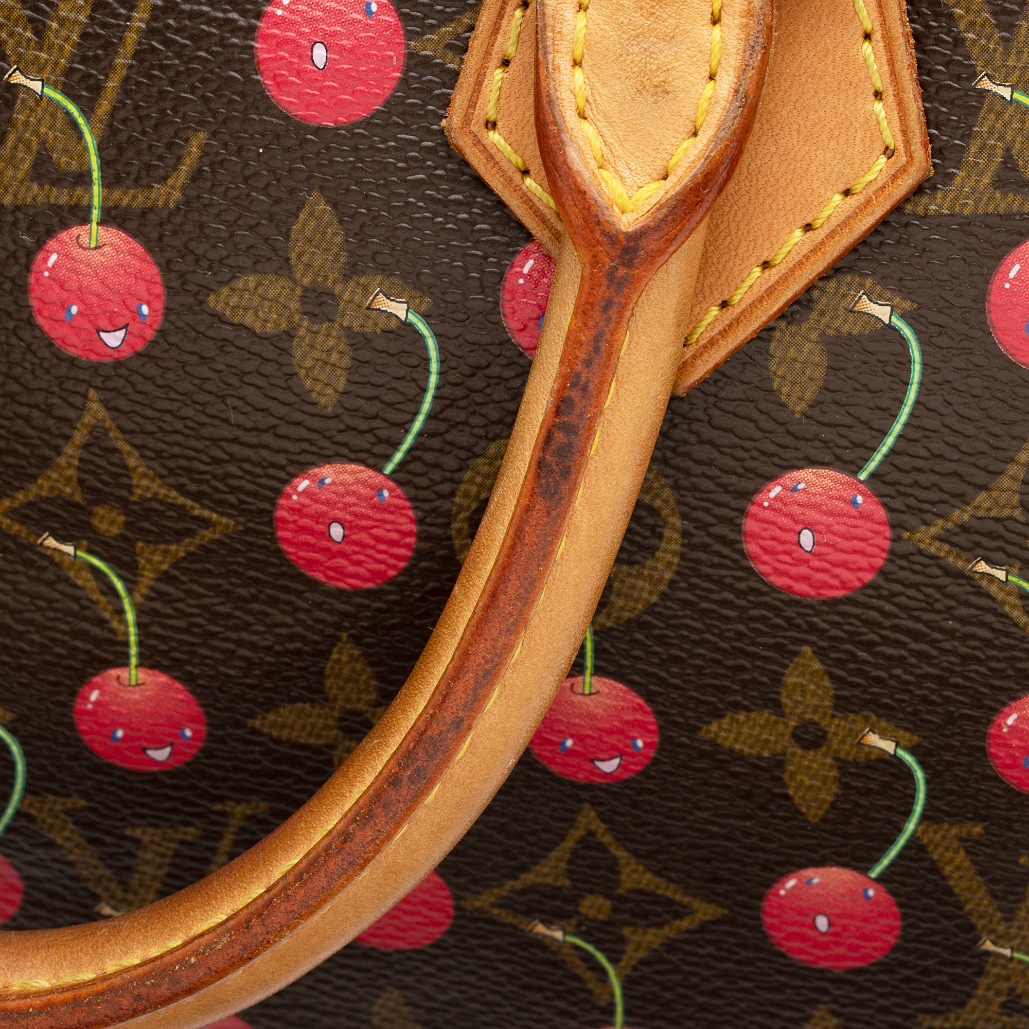 Louis Vuitton Limited Edition Cerises Speedy 25 Satchel (SHF-22619)