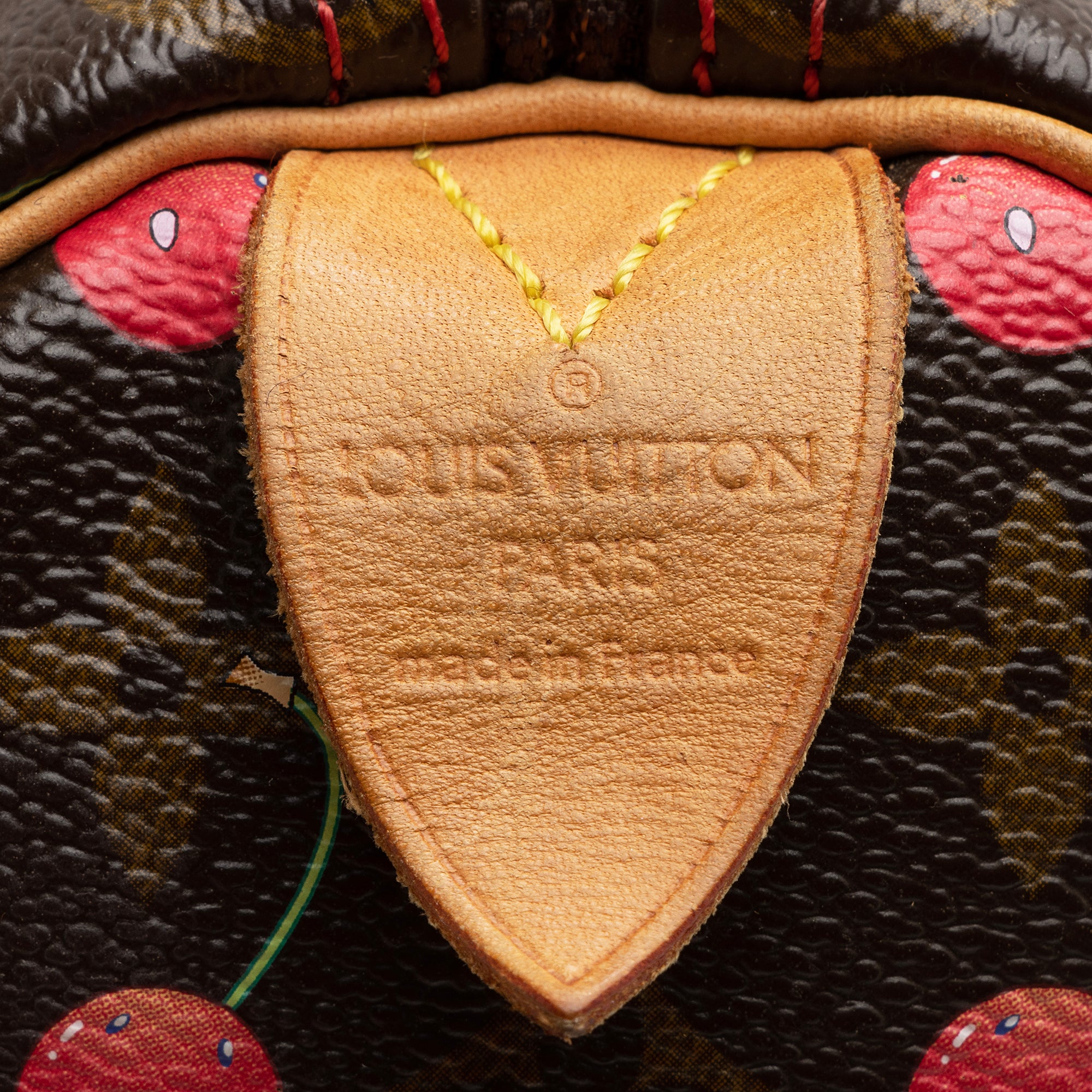 Louis Vuitton Limited Edition Cerises Speedy 25 Satchel (SHF-22619)