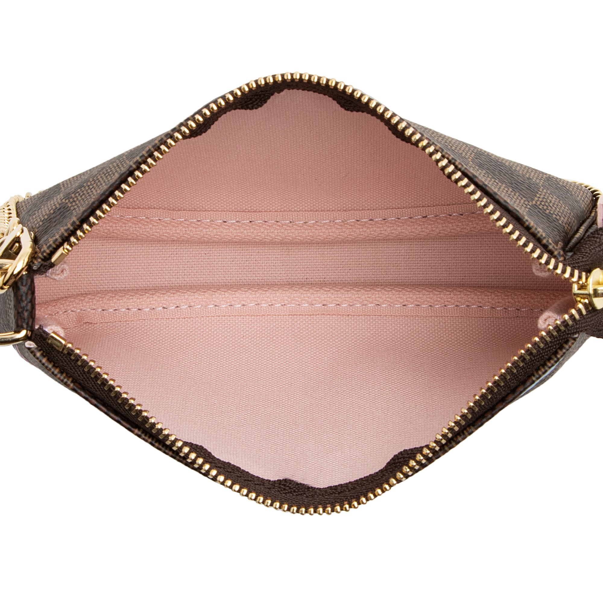 Louis Vuitton Limited Edition Damier Ebene Big Wheel Mini Pochette Accessoires (SHF-22269)