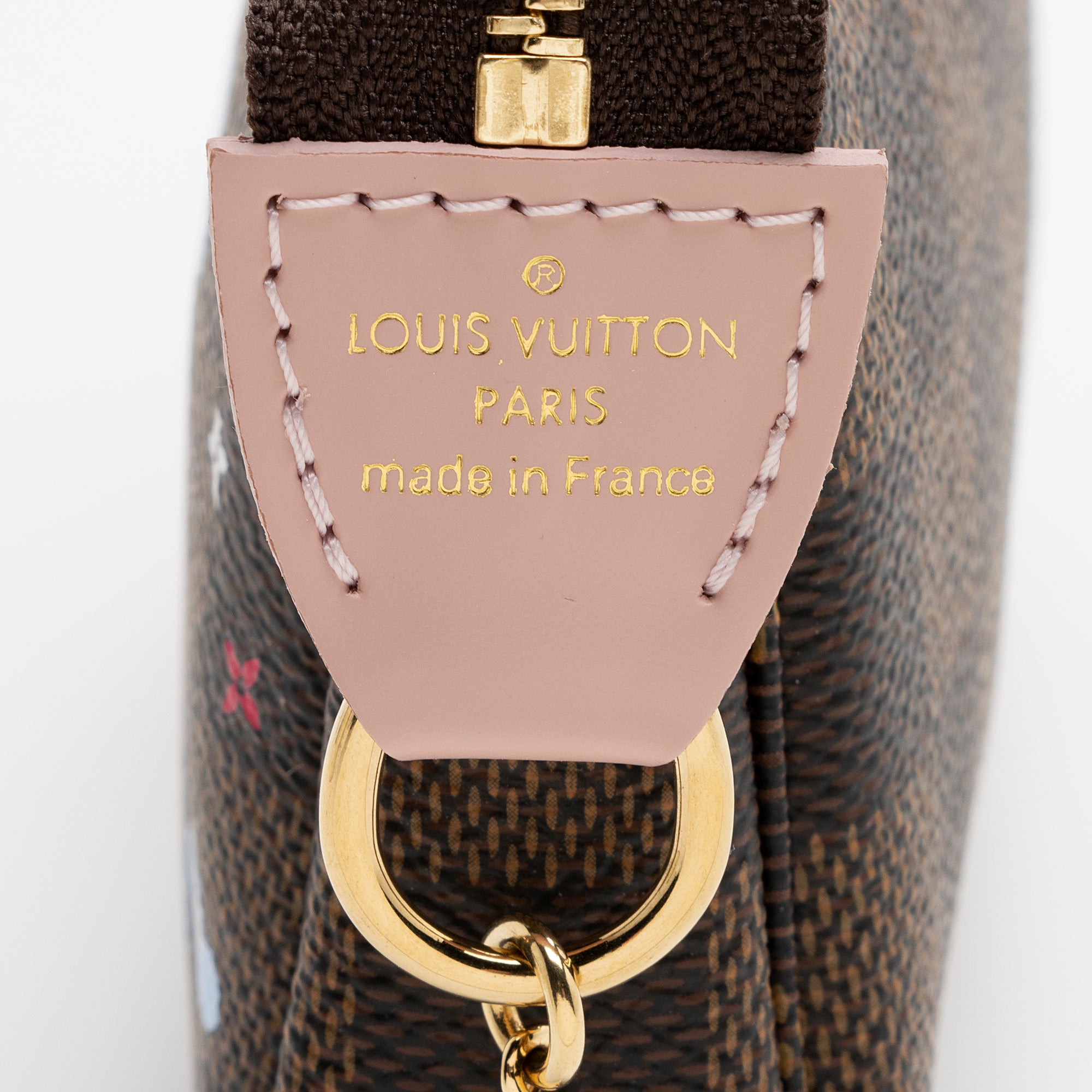 Louis Vuitton Limited Edition Damier Ebene Big Wheel Mini Pochette Accessoires (SHF-22269)