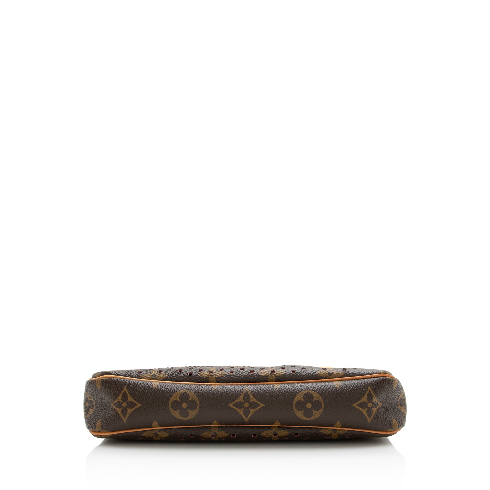 Louis Vuitton Limited Edition Monogram Canvas Perforated Pochette (SHF-22741)