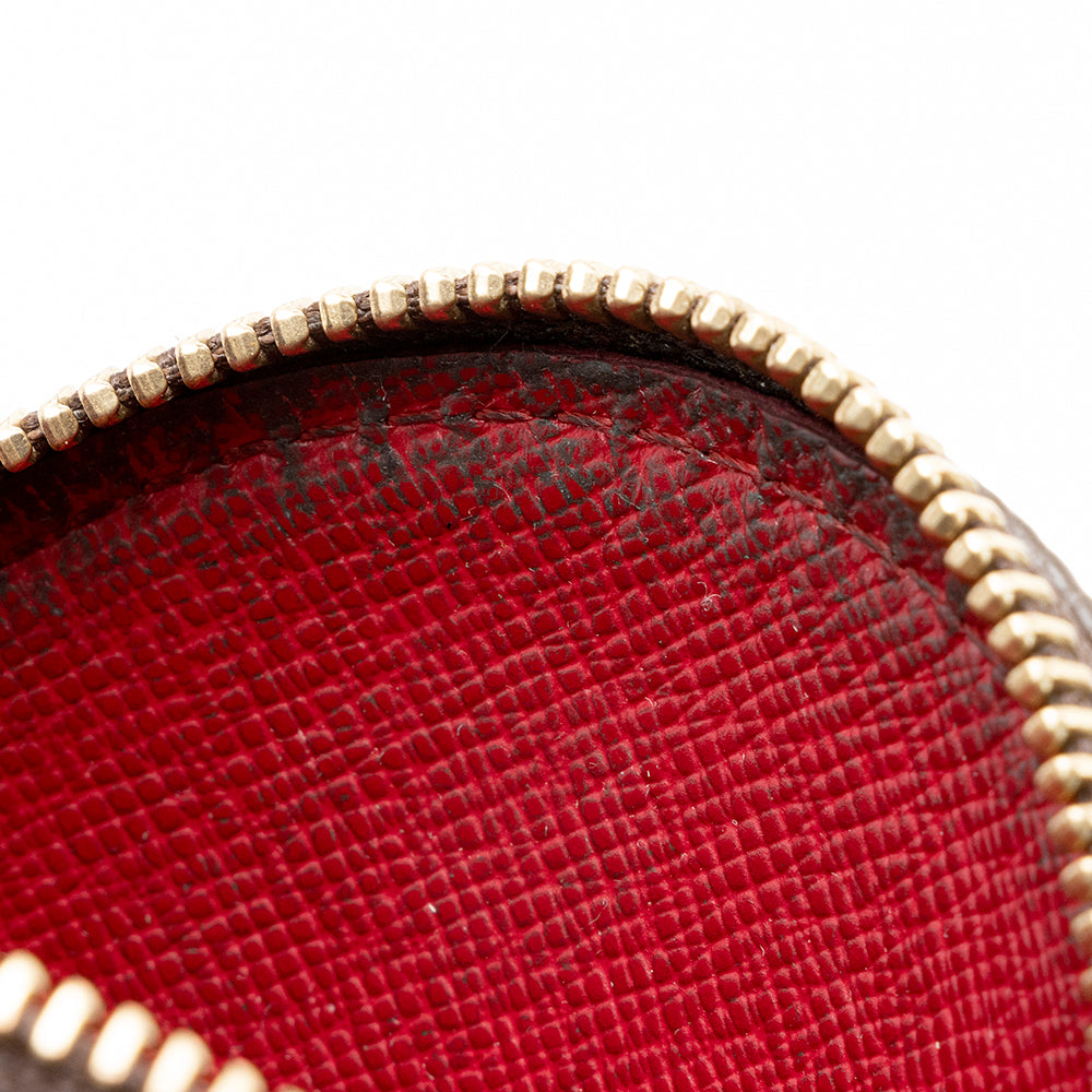 Louis Vuitton Limited Edition Monogram Cerises Round Coin Pouch (SHF-22151)