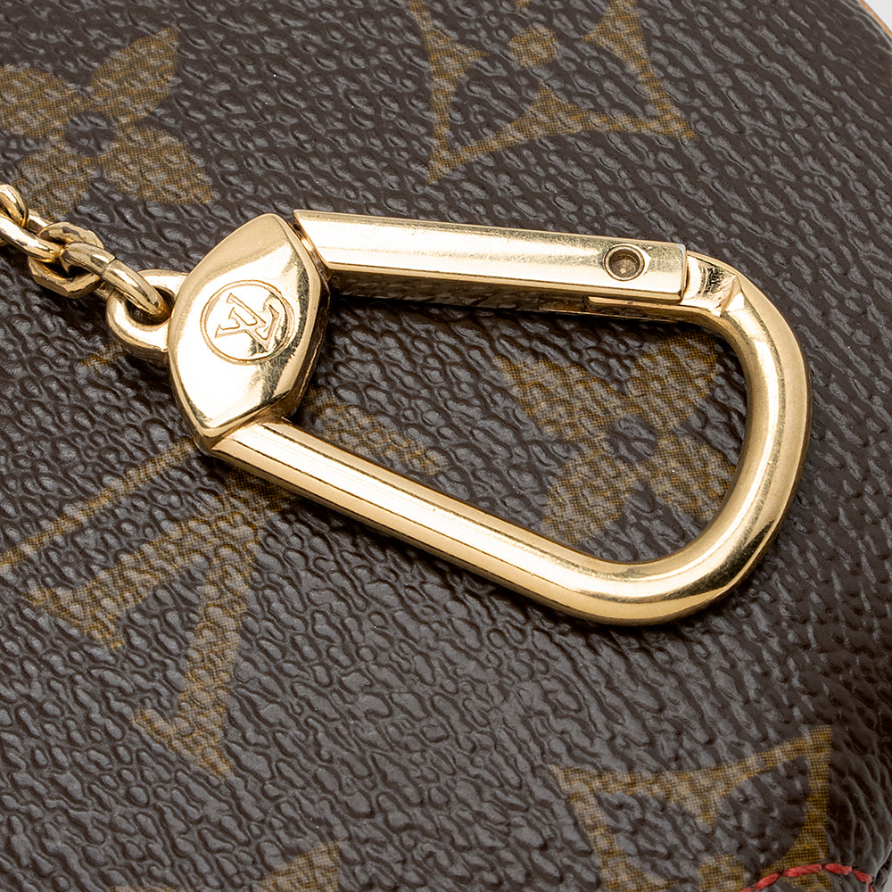 Louis Vuitton Limited Edition Monogram Cerises Round Coin Pouch (SHF-22151)