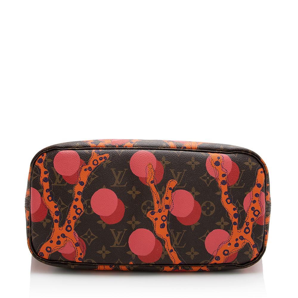 Louis Vuitton Limited Edition Monogram Ramages Neverfull MM Tote (SHF-21909)